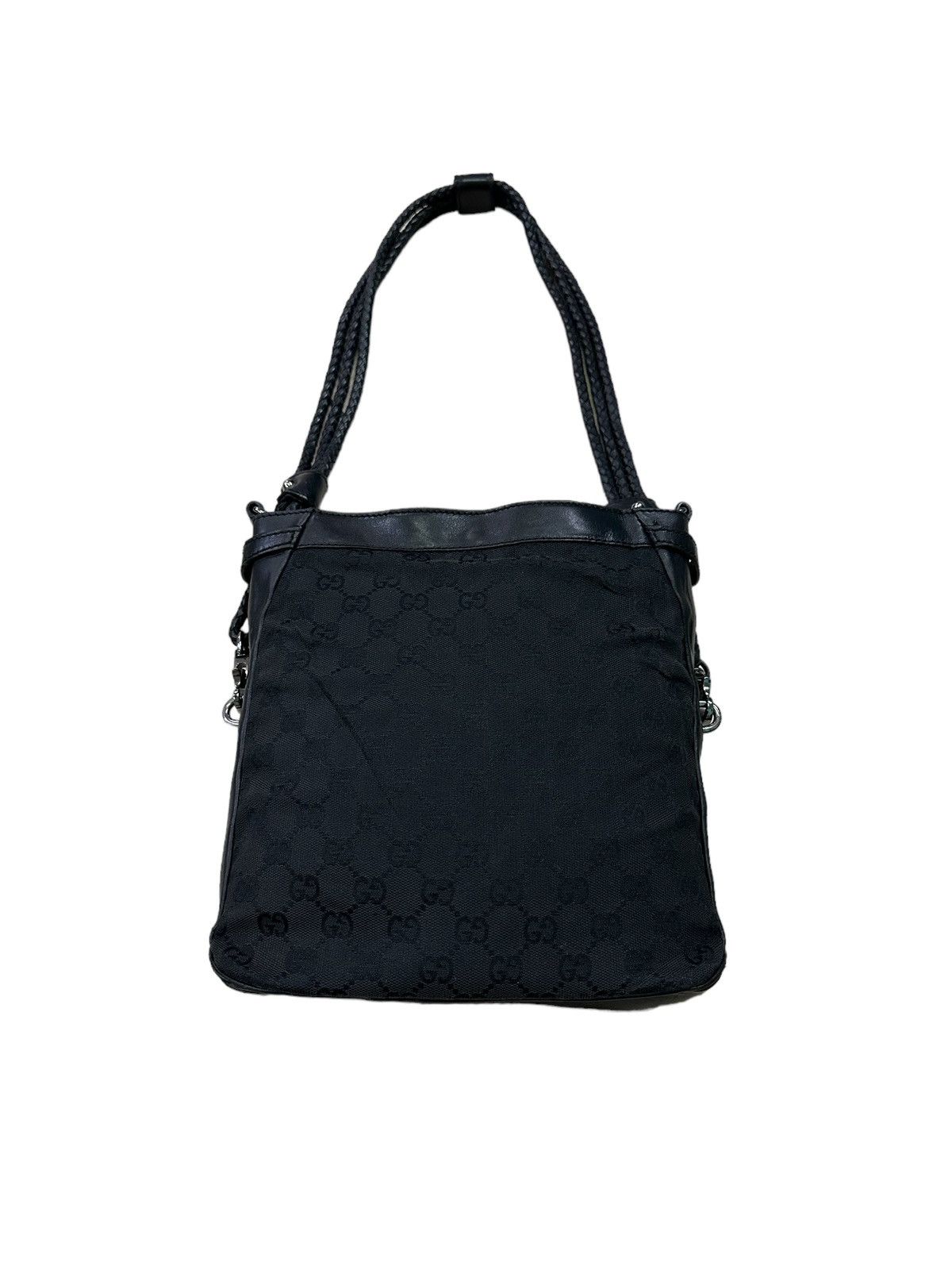 Gucci × Vintage AUTHENTIC VINTAGE GUCCI GG BRAIDED STRAP SHOULDER BAG Size ONE SIZE - 1 Thumbnail