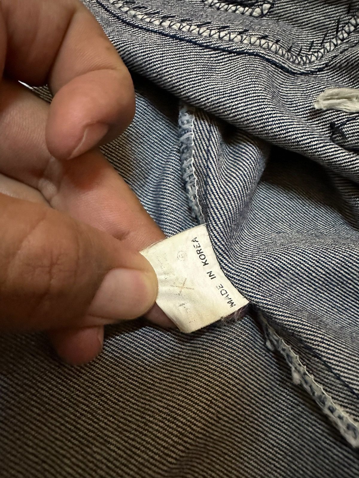 Japanese Brand vintage denim blazer rare design Size US M / EU 48-50 / 2 - 7 Thumbnail
