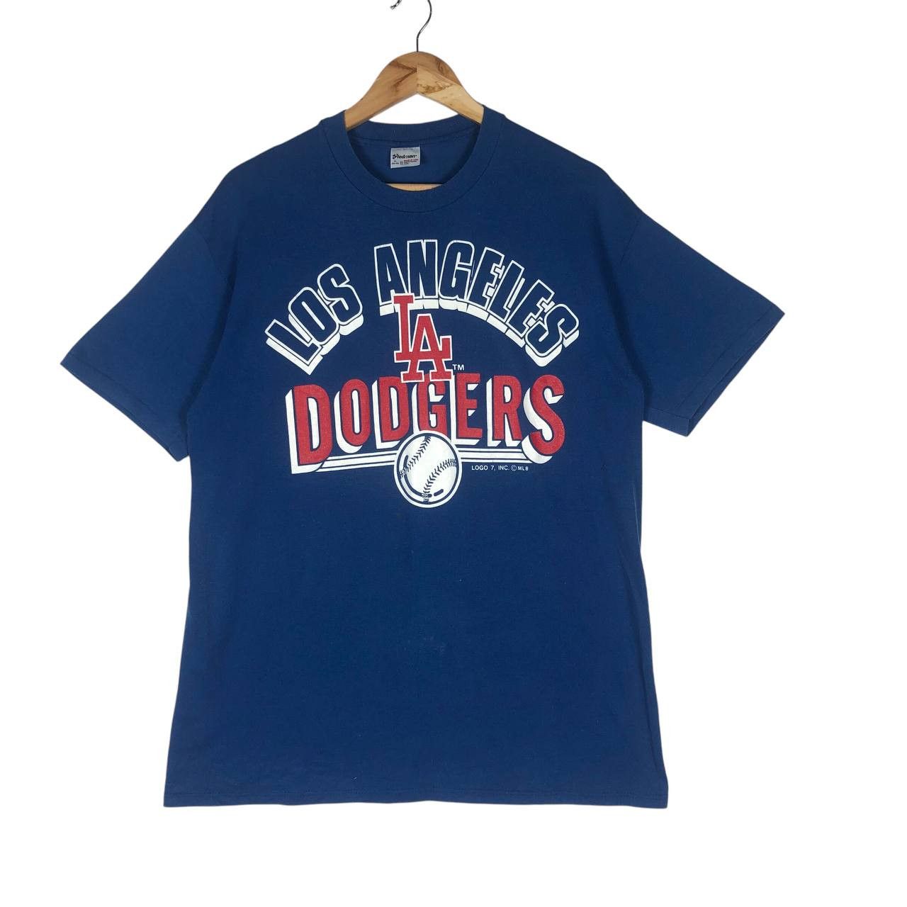 MLB × Vintage Vintage Los Angeles Dodgers Men T-shirt Size US XL / EU 56 / 4 - 1 Thumbnail