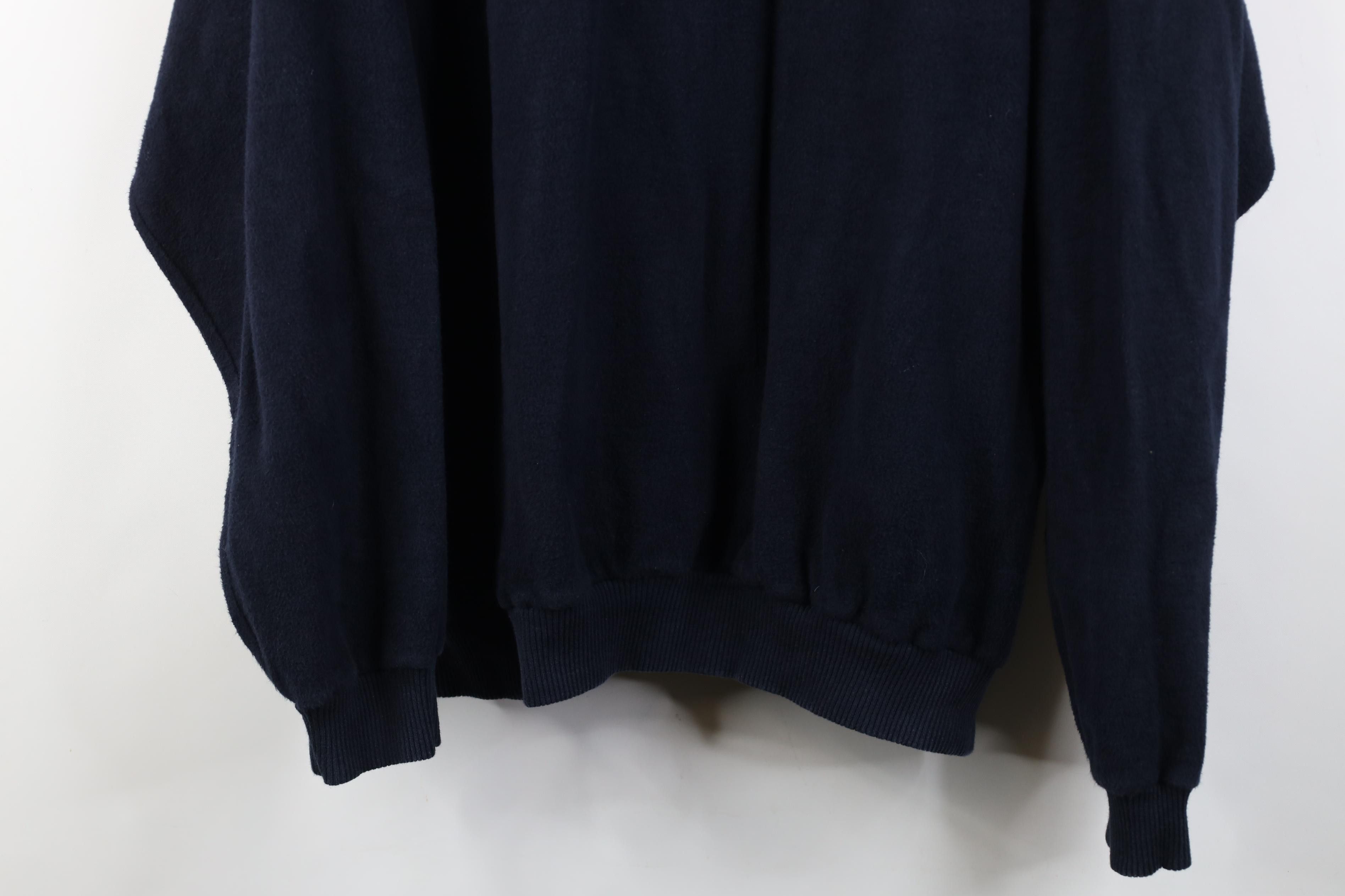 Vintage Vintage 90s Reverse Collared Pullover Sweater Golfing Blue Size US XL / EU 56 / 4 - 3 Thumbnail