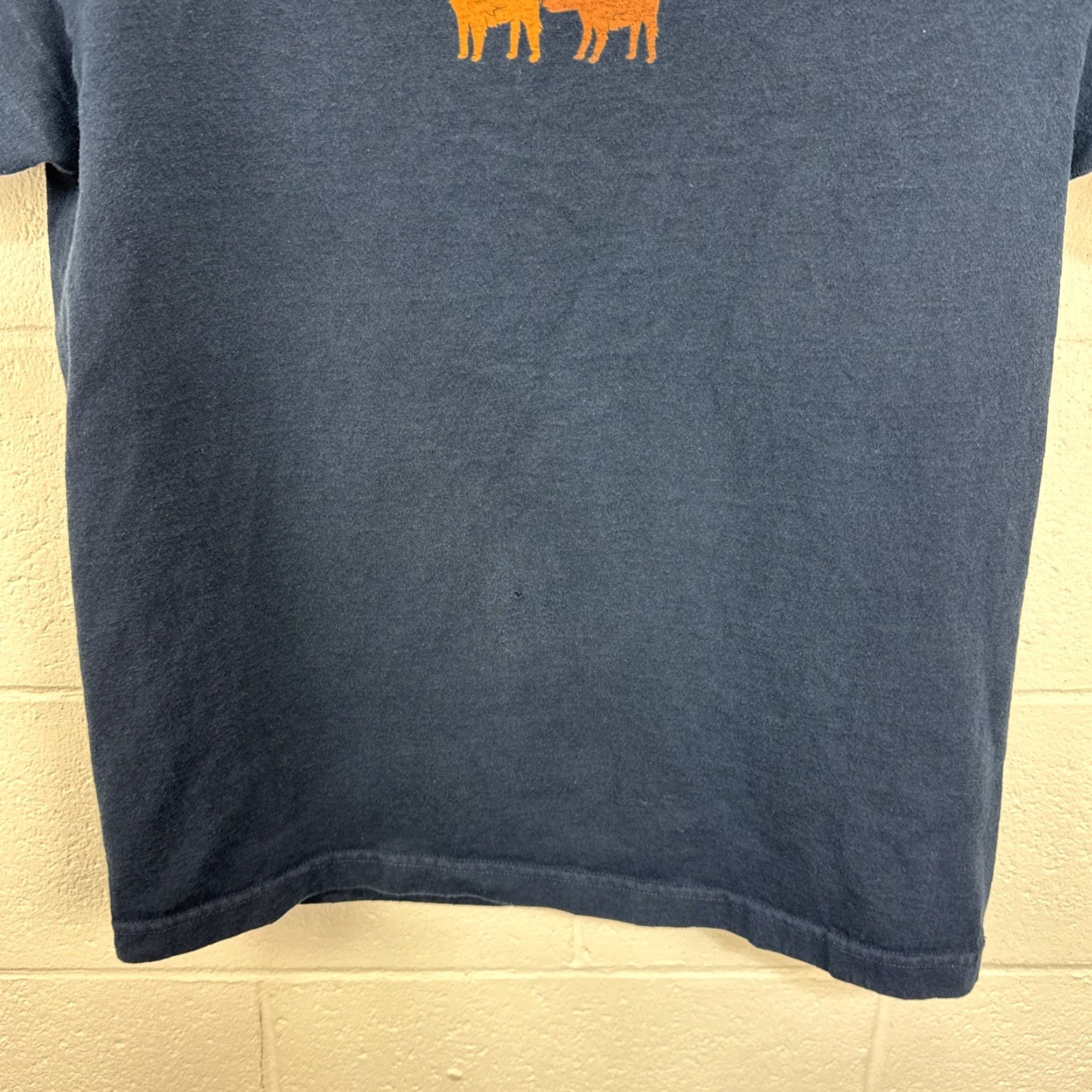 Vintage VINTAGE Alstyle Apparel & Activewear Dog T-Shirt Shirt Men L Blue Graphic Print Short Sleeve Crew Neck Funny Dog Theme 90s Size US L / EU 52-54 / 3 - 6 Thumbnail