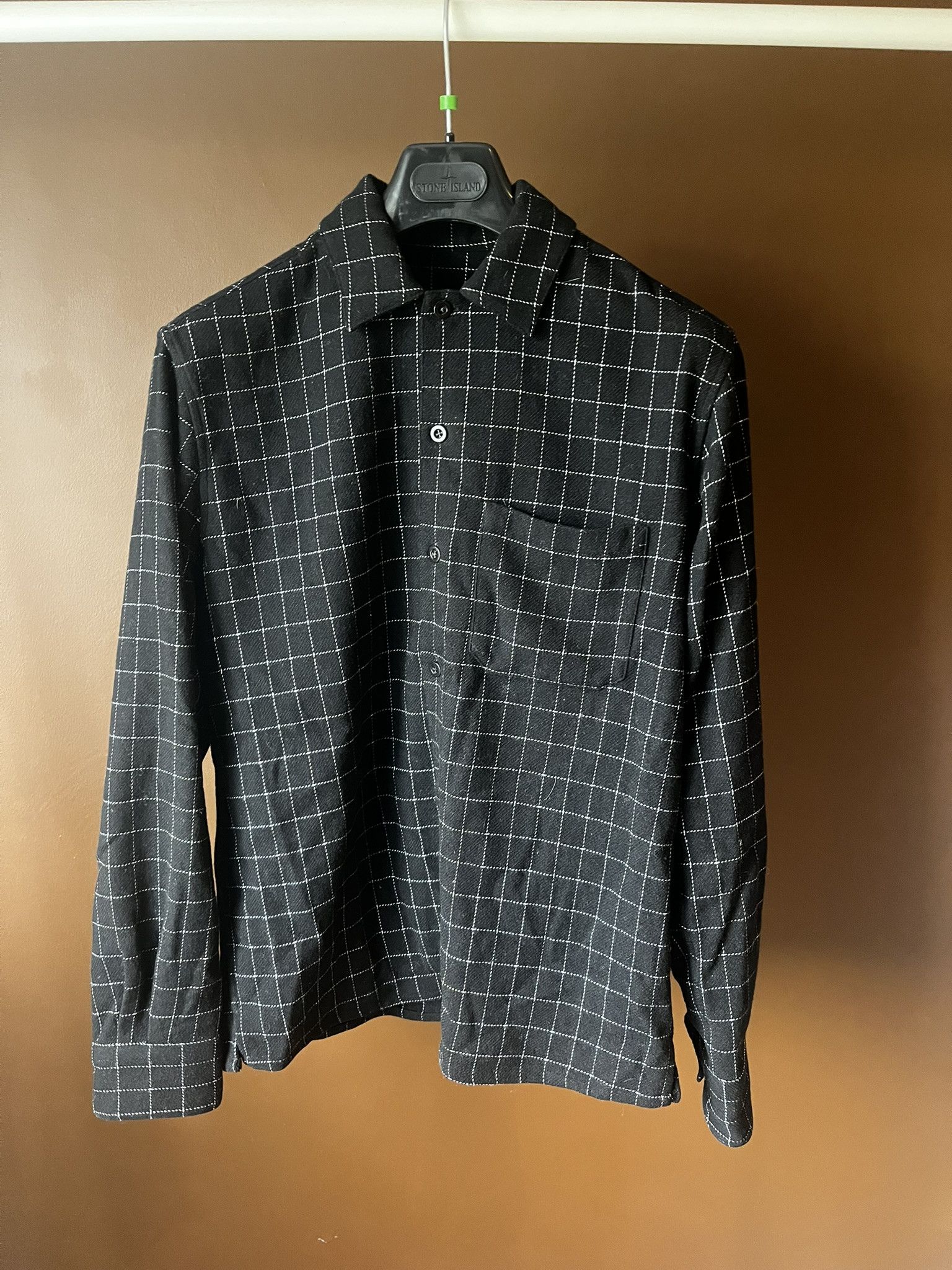 AMI AMI Paris Wool Overshirt Size US S / EU 44-46 / 1 - 1 Thumbnail
