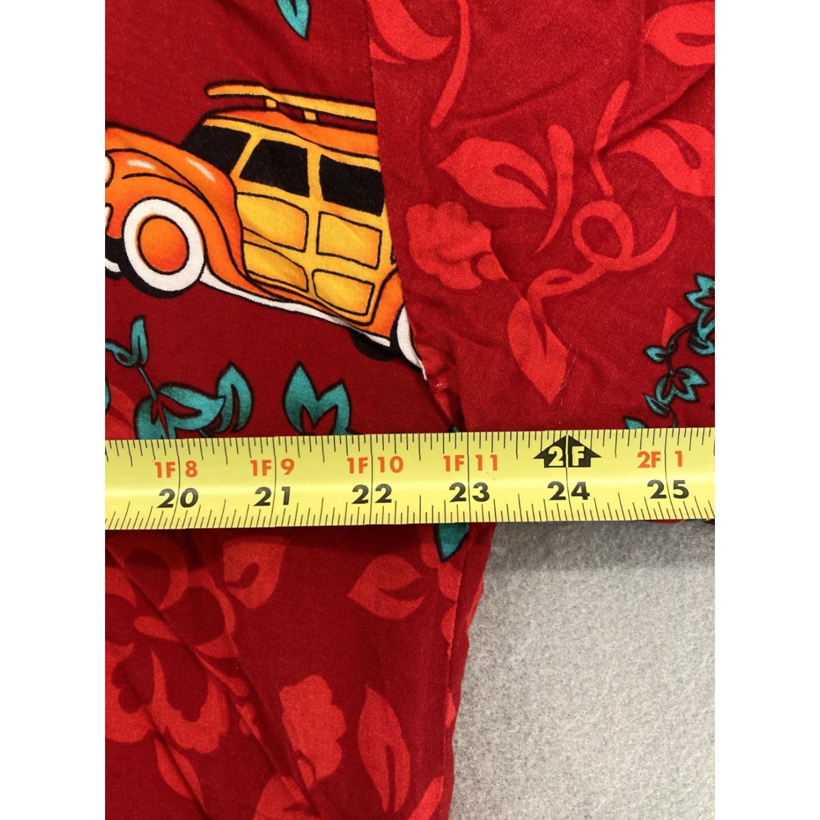 Vintage VINTAGE Basix Hawaiian Shirt Men's XL Red Floral Summer Casual Short Sleeve Button-up Size US XL / EU 56 / 4 - 4 Thumbnail