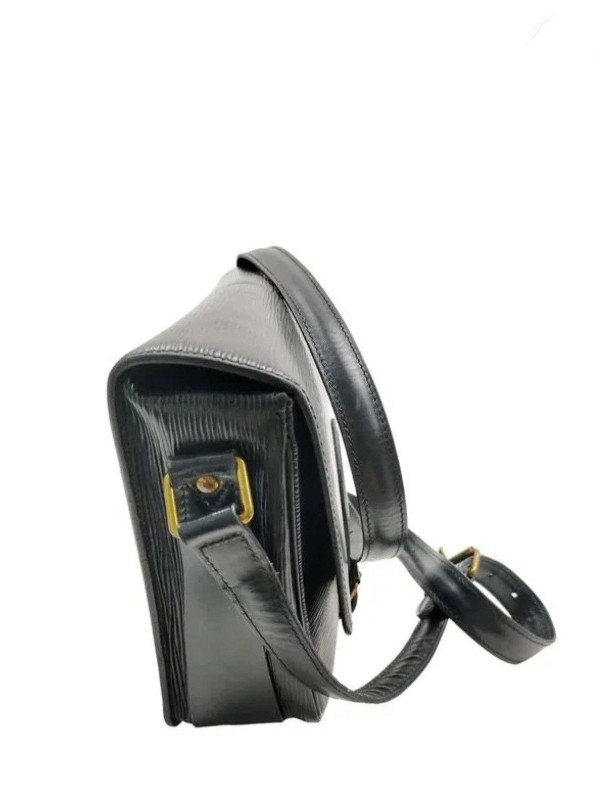 Louis Vuitton Authentic Louis Vuitton Crossbody Bag Cartouchiere Black Epi Size ONE SIZE - 4 Thumbnail