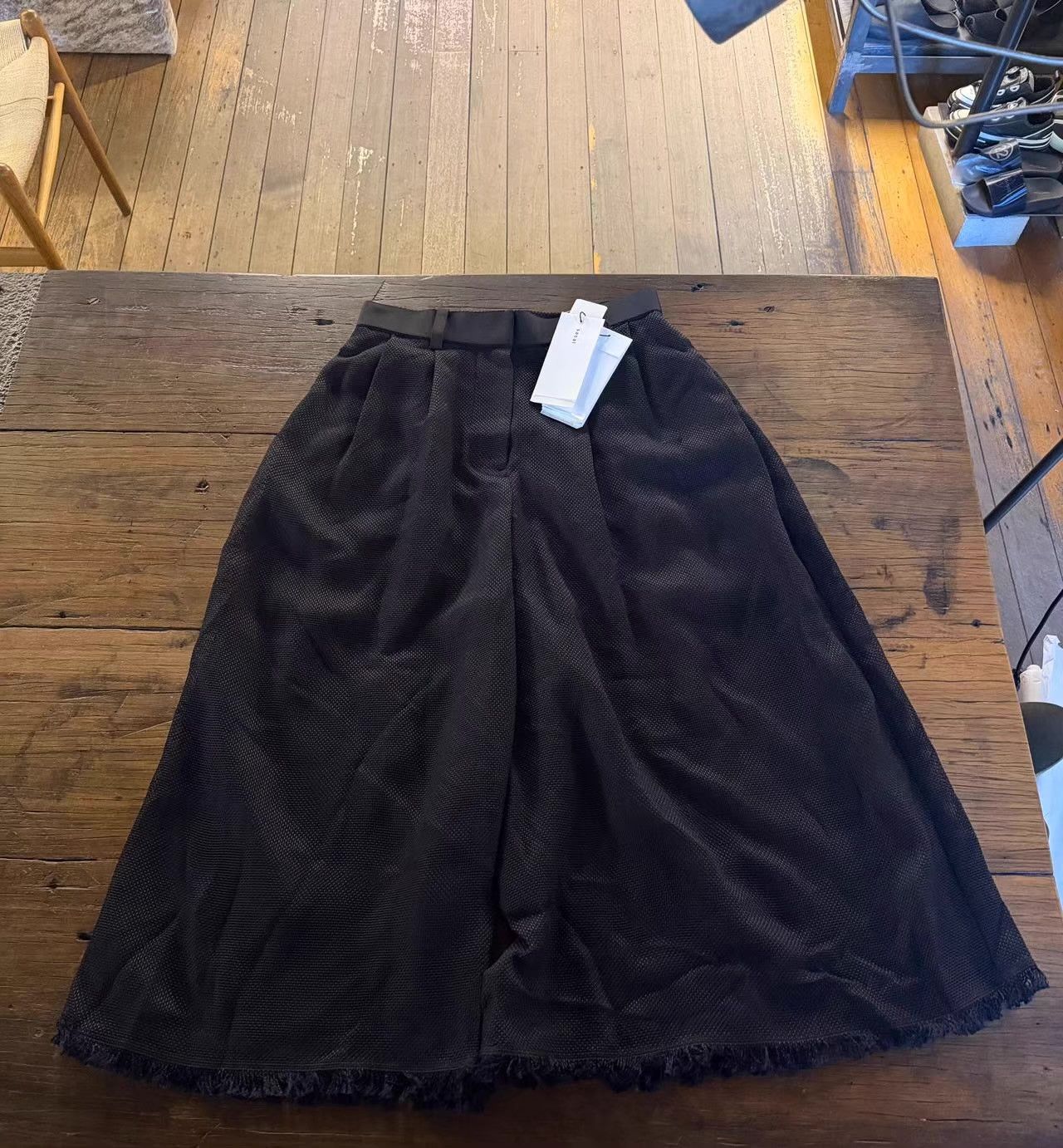 Sacai Sacai 16SS Women's Main Line Dark Blue Mesh Skort Ｑ25 Size 32" / US 10 / IT 46 - 3 Thumbnail