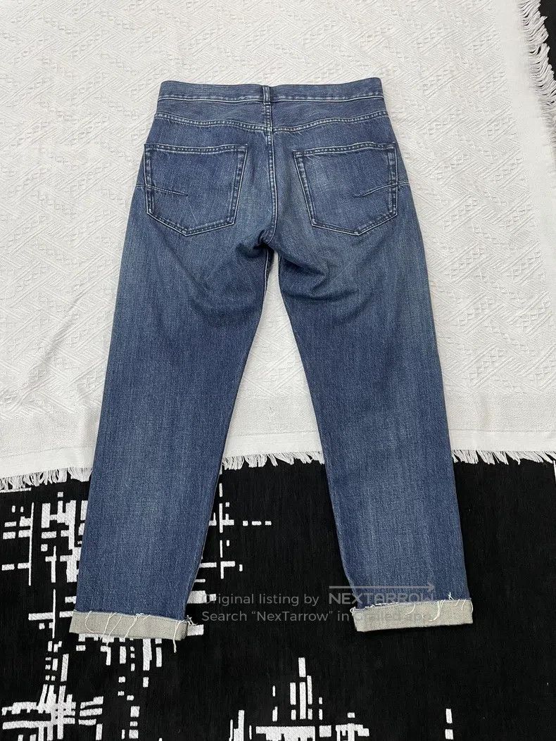Dior Blue leg letter logo jeans