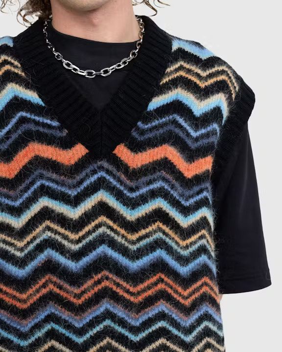 Missoni o1y0225 Sleeveless Sweater in Multicolor Size US M / EU 48-50 / 2 - 3 Thumbnail