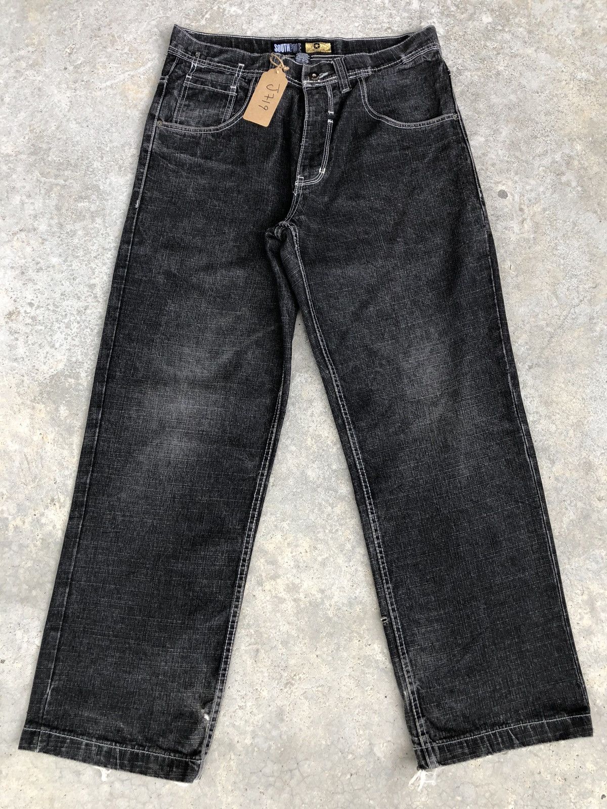 Southpole Southpole Baggy Jeans Hip Hop Distressed Jeans Size US 33 - 2 Thumbnail