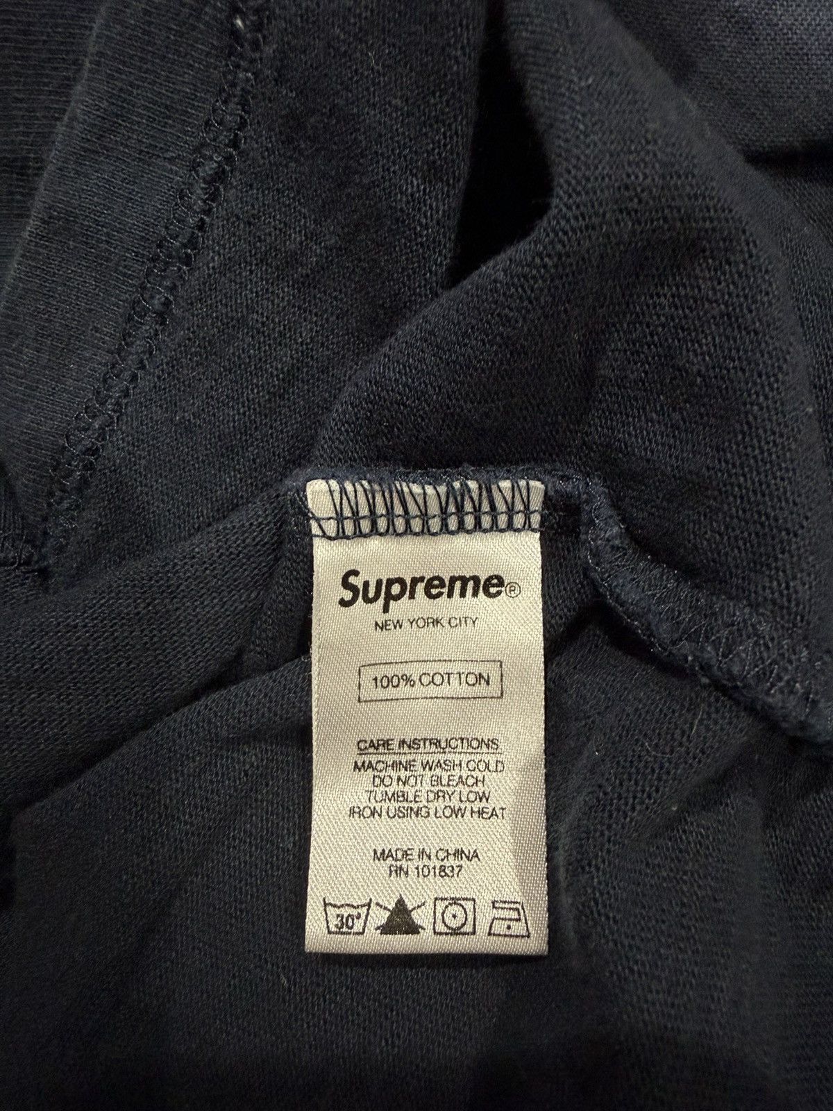 Supreme Supreme Deep Marine Blue Heart Long Sleeve Size US M / EU 48-50 / 2 - 5 Thumbnail
