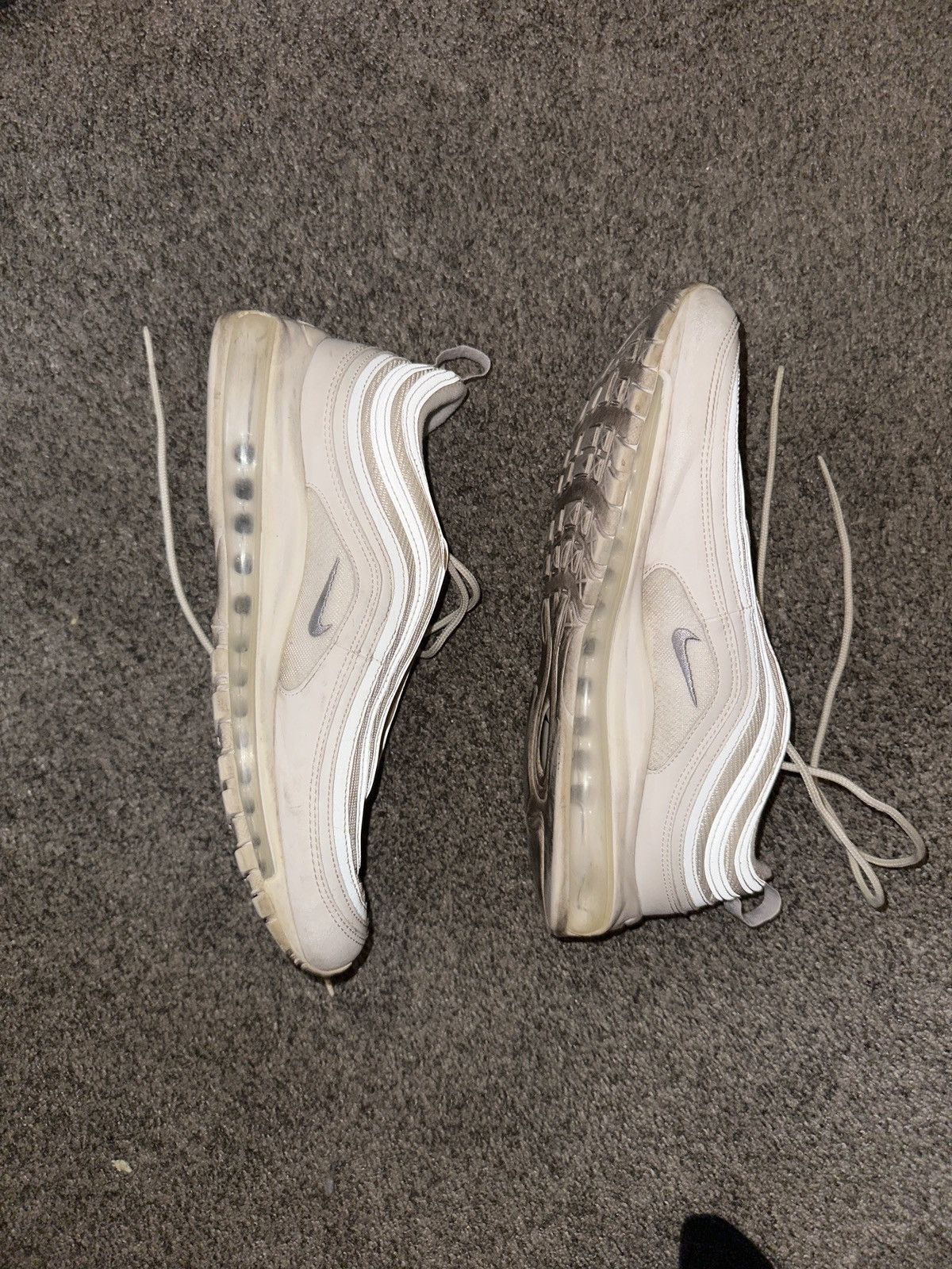 Nike Air Max 97 Triple White Size US 10.5 / EU 43-44 - 2 Thumbnail