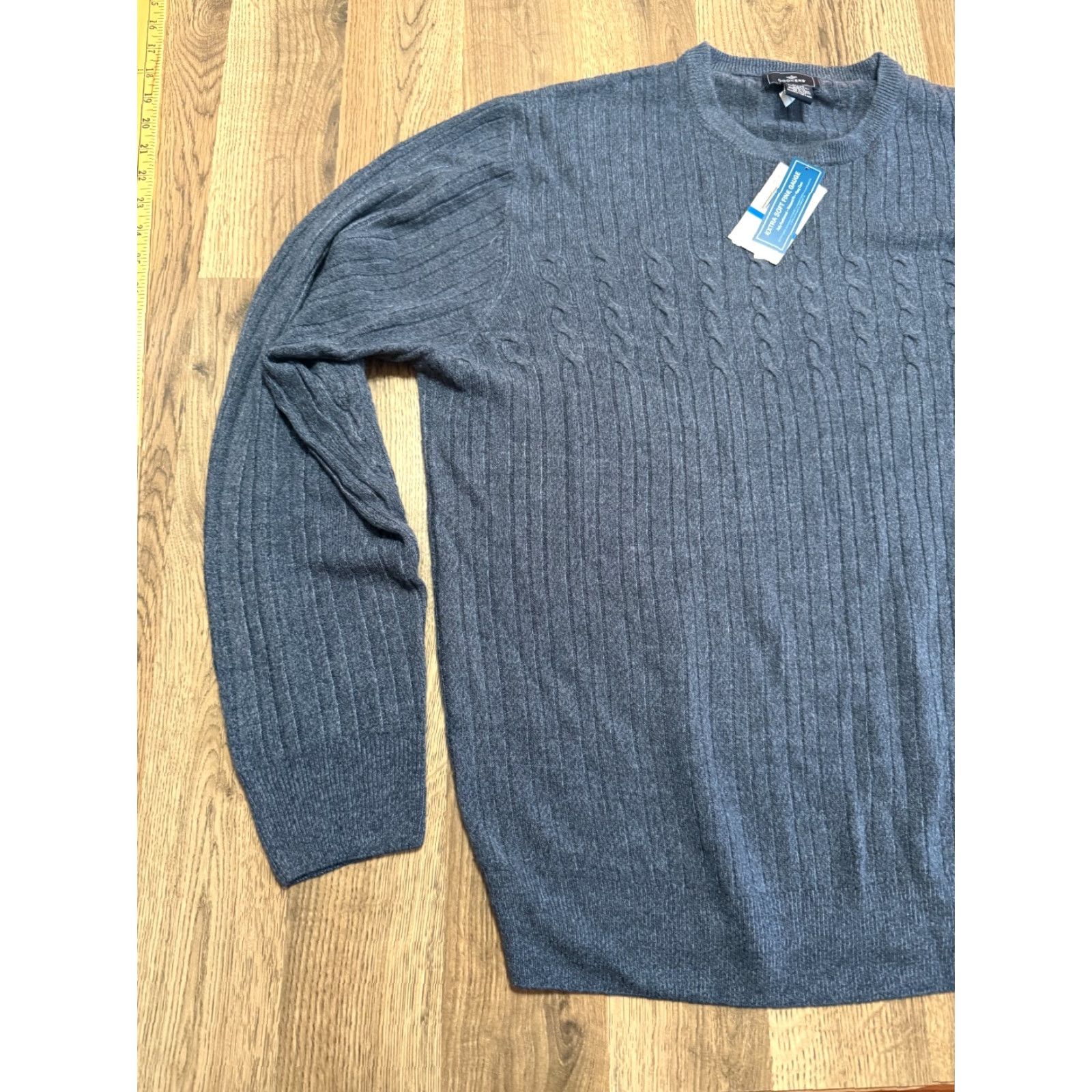 Dockers DOCKERS Shirt, Mens XL, Blue, Long Sleeve, Crew Neck, Pullover, NWT, Sweater Size US XL / EU 56 / 4 - 3 Thumbnail