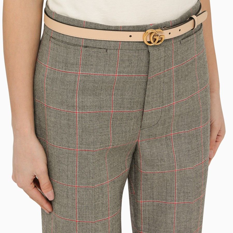 Gucci o1d2blof0824 Size: 95 / Leather Belt With Double G Buckle Size ONE SIZE - 2 Thumbnail