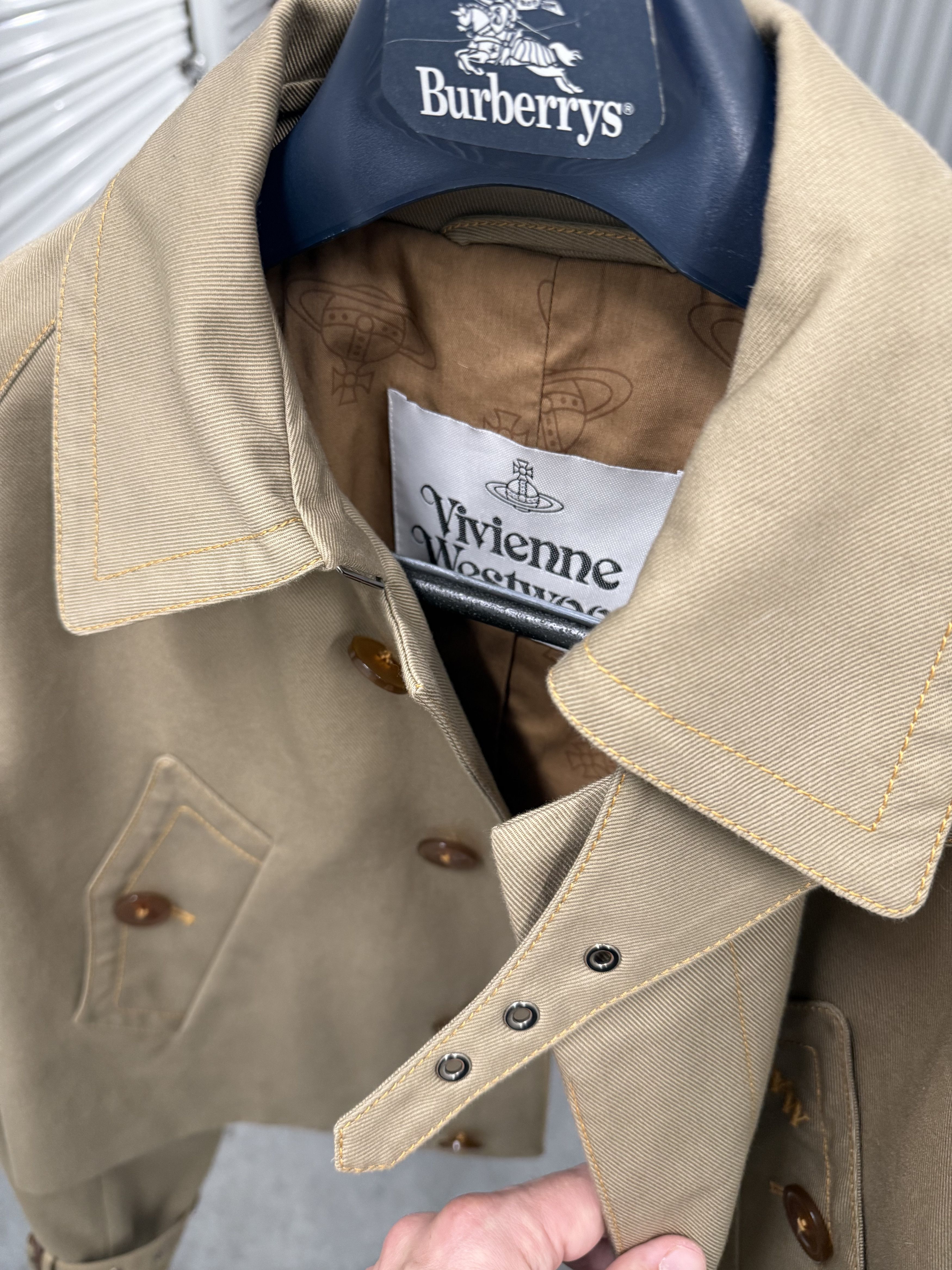 Vivienne Westwood SS25 Vivienne Westwood Cropped Trench sz L Size US M / EU 48-50 / 2 - 8 Thumbnail