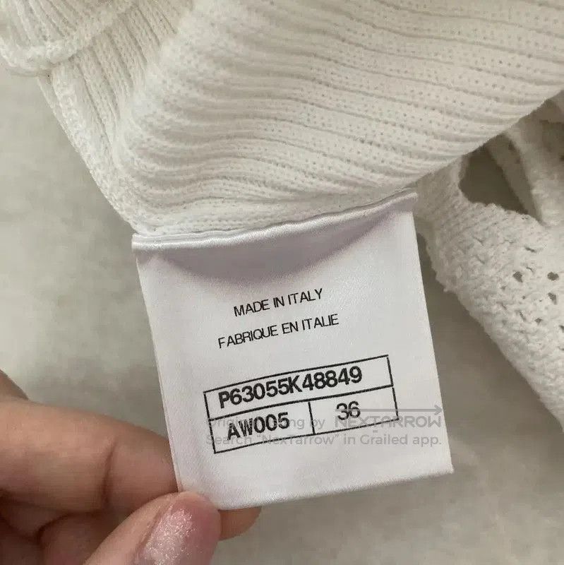 Chanel Chanel White Long Sleeve Knit Dress . Size S / US 4 / IT 40 - 6 Thumbnail