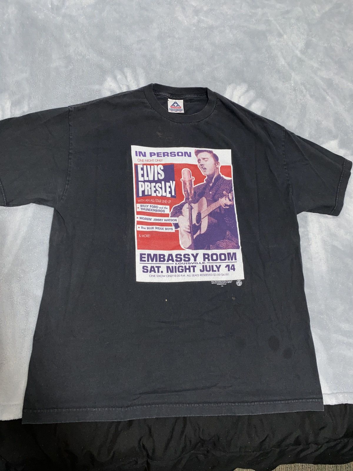 Vintage Vintage Elvis Shirt Size US XL / EU 56 / 4 - 1 Thumbnail