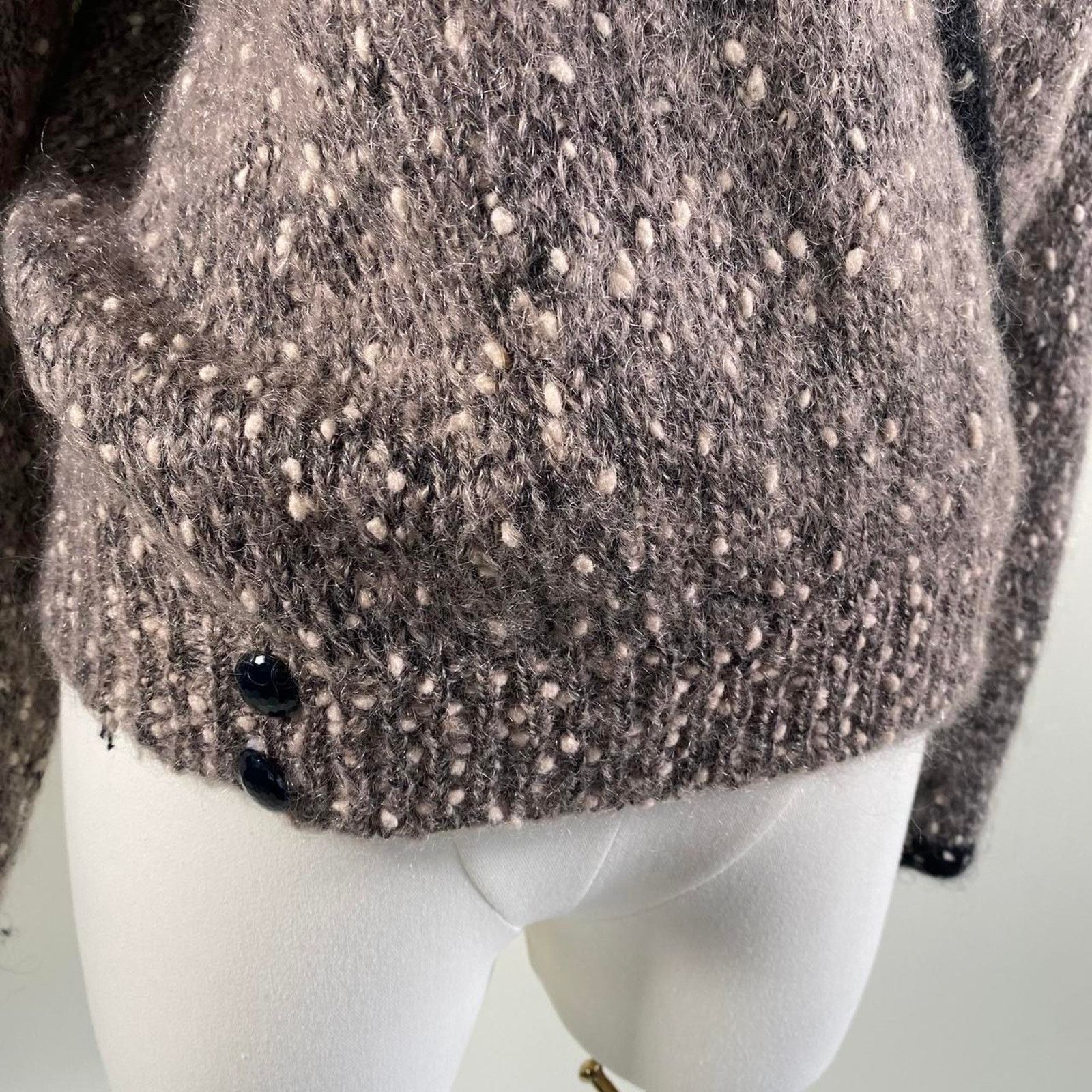 Other Vintage mohair wrap cardigan Size M / US 6-8 / IT 42-44 - 3 Thumbnail