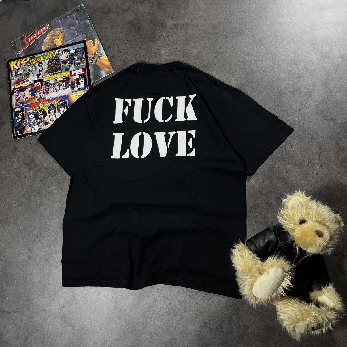 Band Tees Vintage 90s Psycho Realm Fuck Love Rock Metal Tshirt Tee Size US XL / EU 56 / 4 - 2 Thumbnail