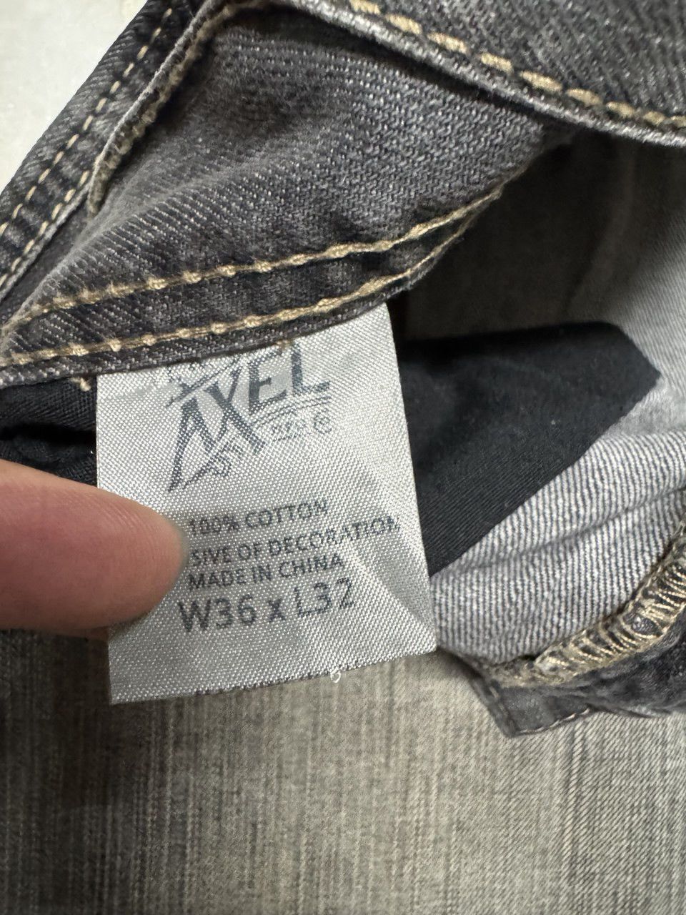 Japanese Brand BAGGY - Waist 37 Axel 🇯🇵 Mudwash Sick Style Distressed Jeans Size US 37 - 9 Thumbnail
