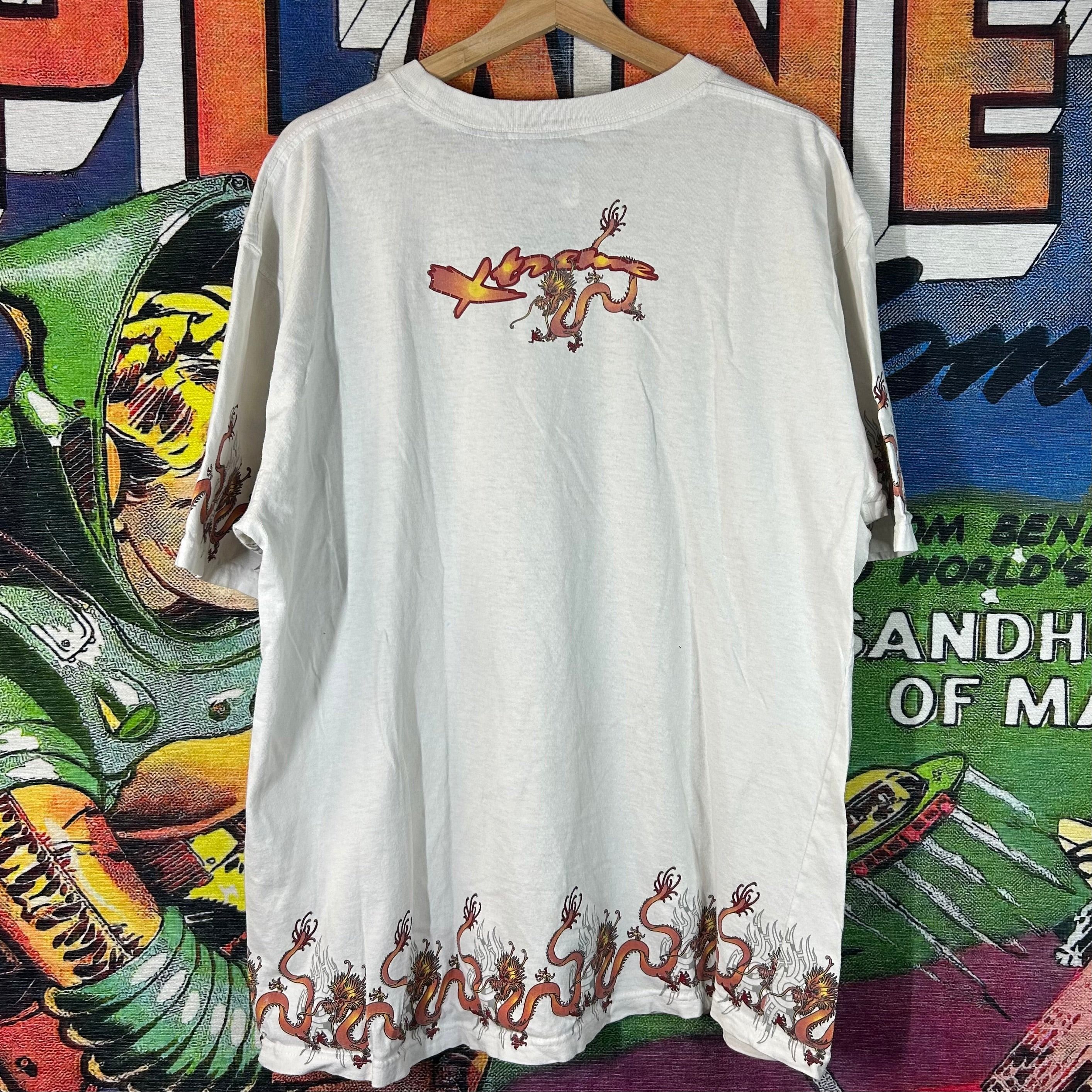 Vintage Y2K No Boundaries ‘Xtreme’ Dragon Tee Size XL Size US XL / EU 56 / 4 - 2 Thumbnail
