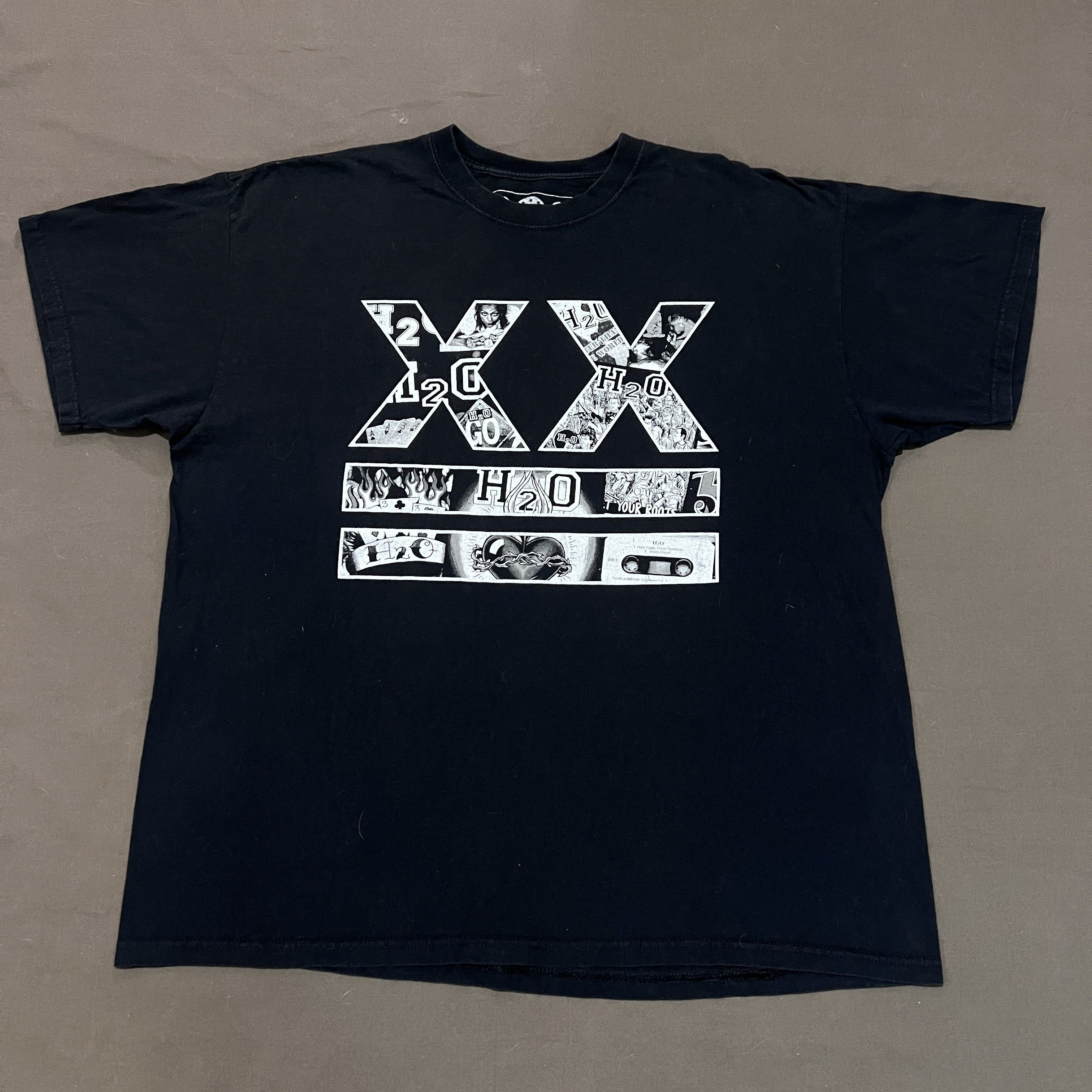 Band Tees H2O X Bridge Nine Hardcore Punk Promo Tee 2XL Size US XXL / EU 58 / 5 - 2 Thumbnail