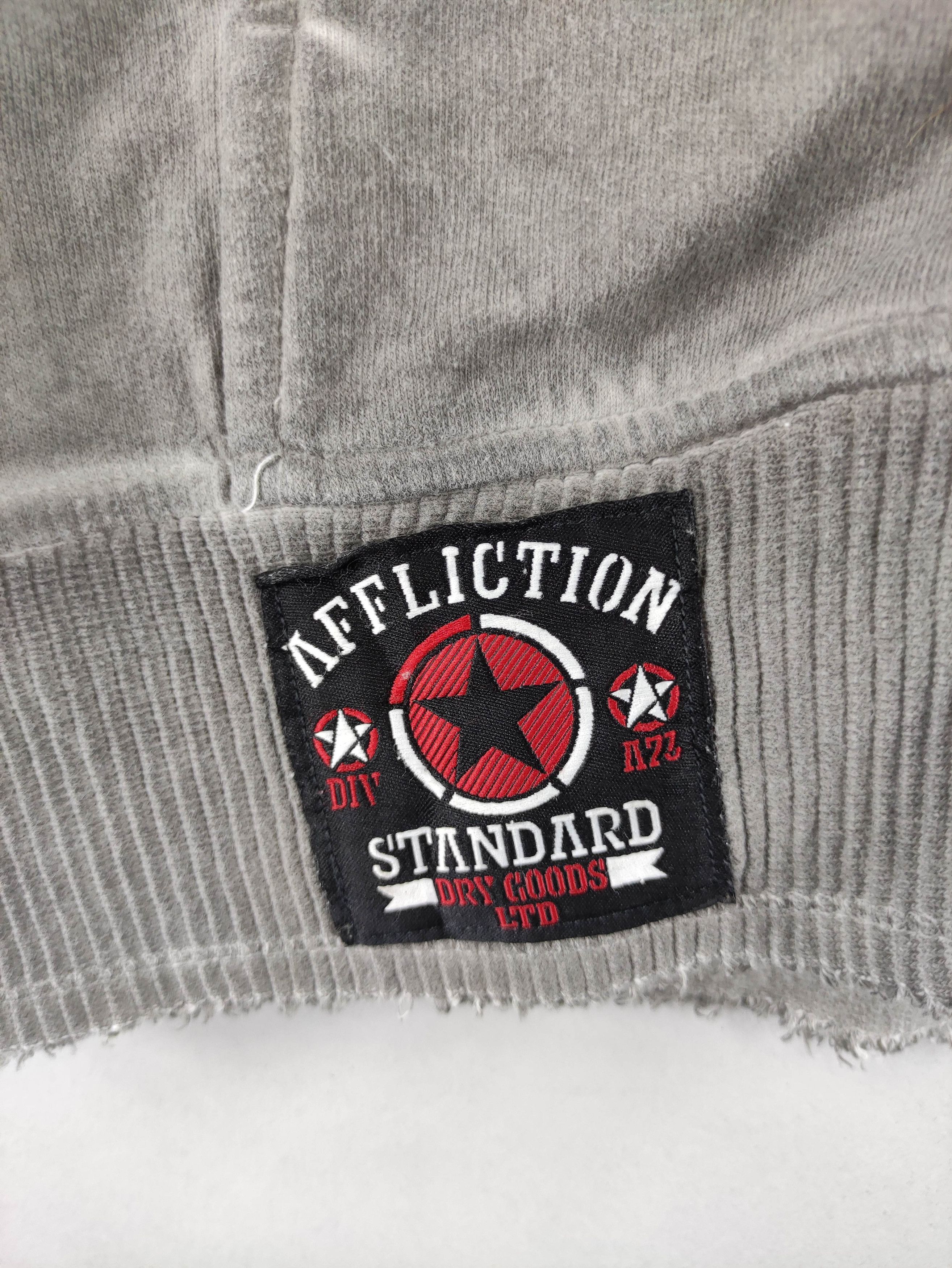 Affliction Vintage Affliction Sweater Zipper Punk Style Size US L / EU 52-54 / 3 - 2 Thumbnail