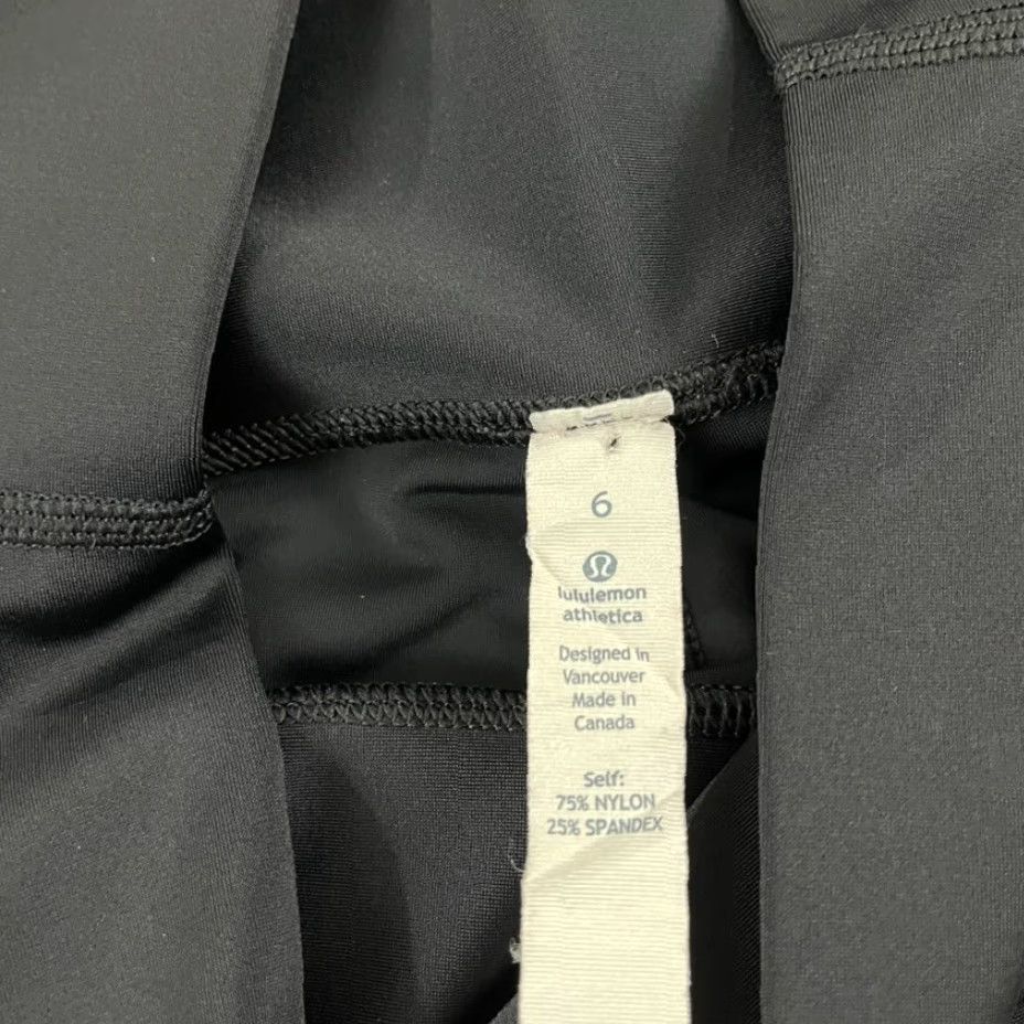 Lululemon VINTAGE? No. So: Lululemon Leggings Women’s Size 6 Black Ankle Activewear Yoga Run Gym 31" Inseam Size 28" / US 6 / IT 42 - 3 Thumbnail