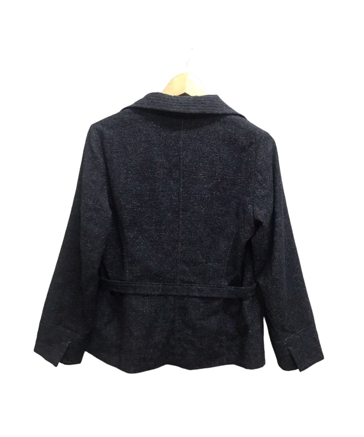 Japanese Brand VINTAGE f.CAMINO TWEED BELTED JACKET COATS Size XS / US 0-2 / IT 36-38 - 2 Thumbnail