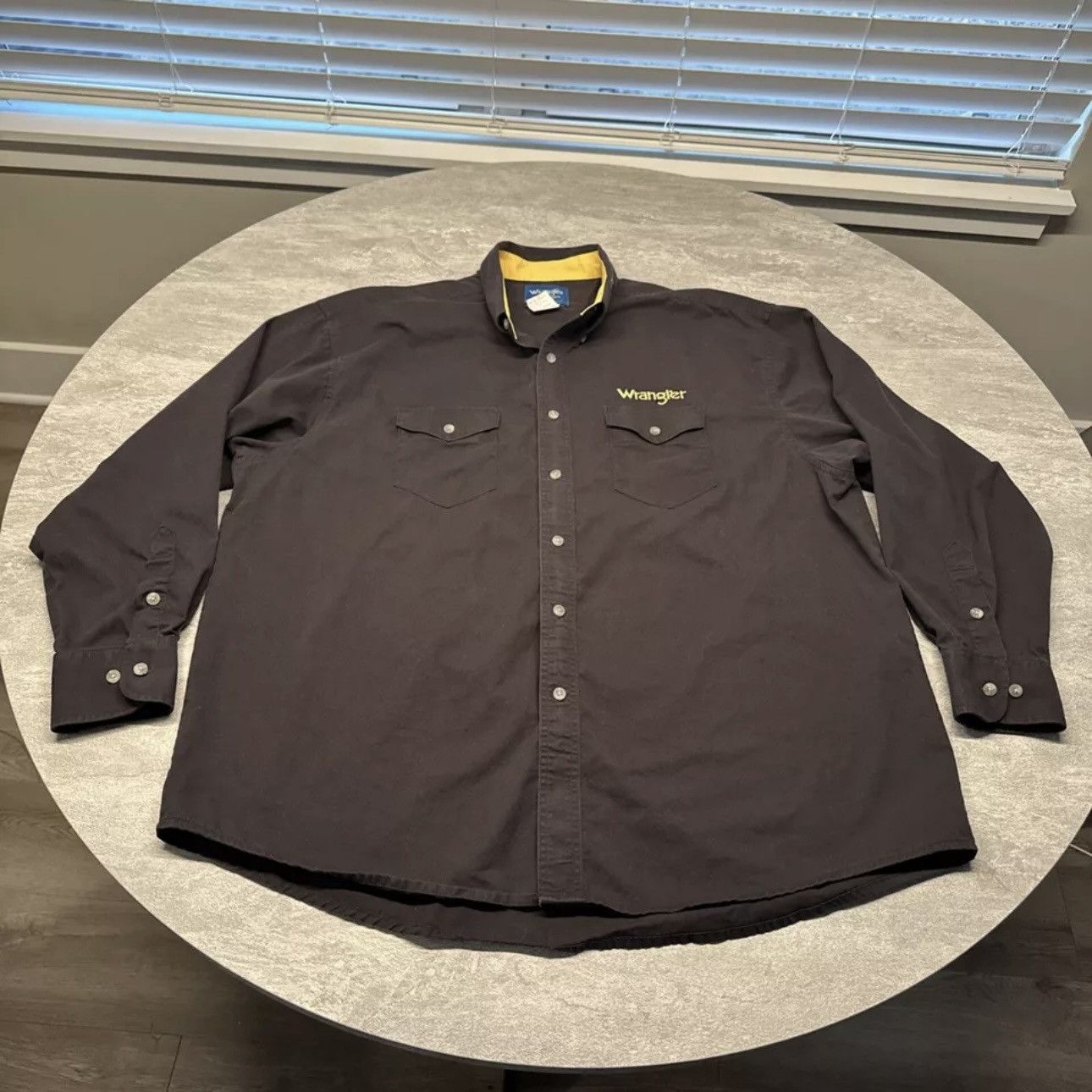 Vintage × Wrangler Vintage Wrangler Button Shirt Rodeo Spell Out Western Cowboy Size US XXL / EU 58 / 5 - 3 Thumbnail
