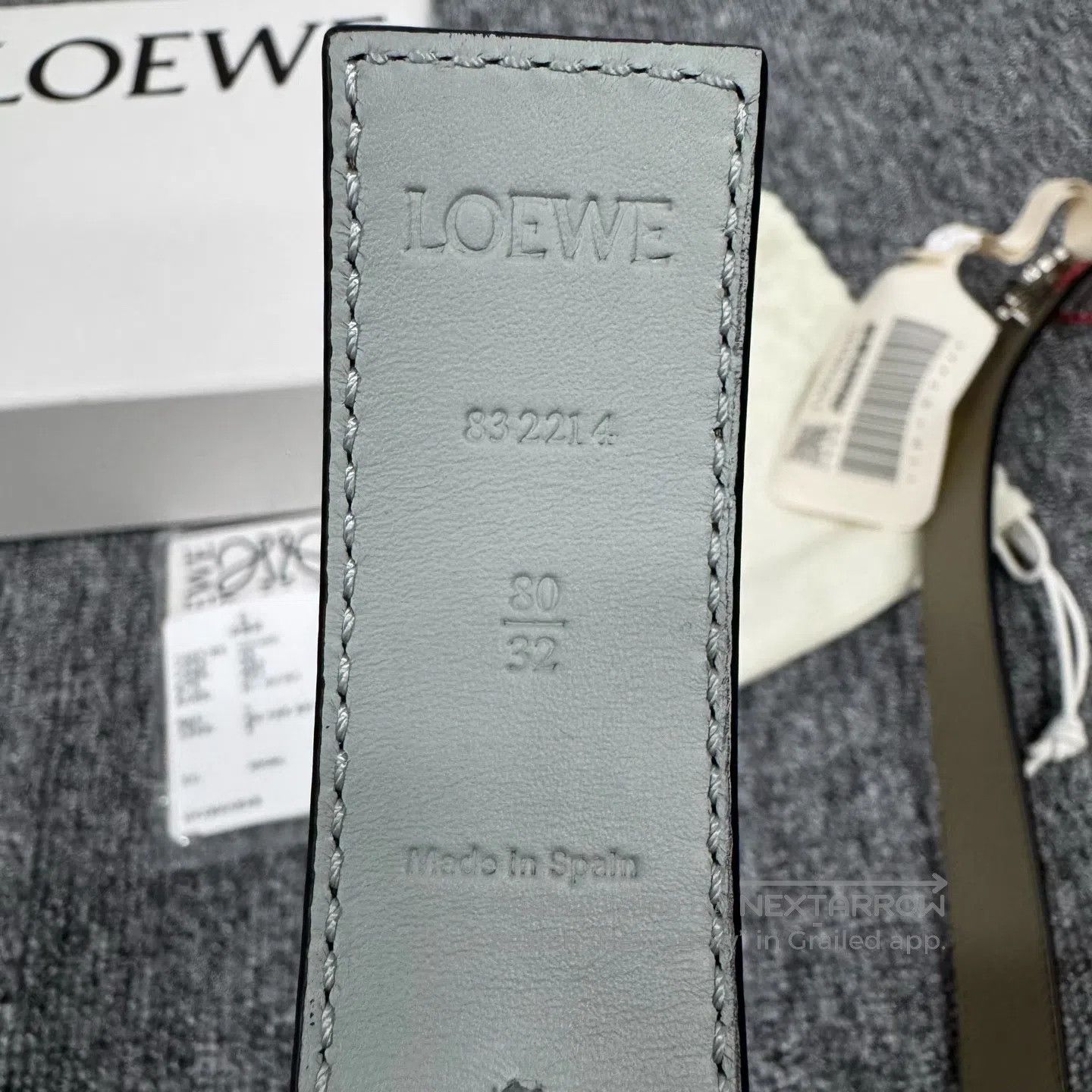 Loewe LOEWE Color combination, logo, metal buckle, belt| Size ONE SIZE - 7 Thumbnail