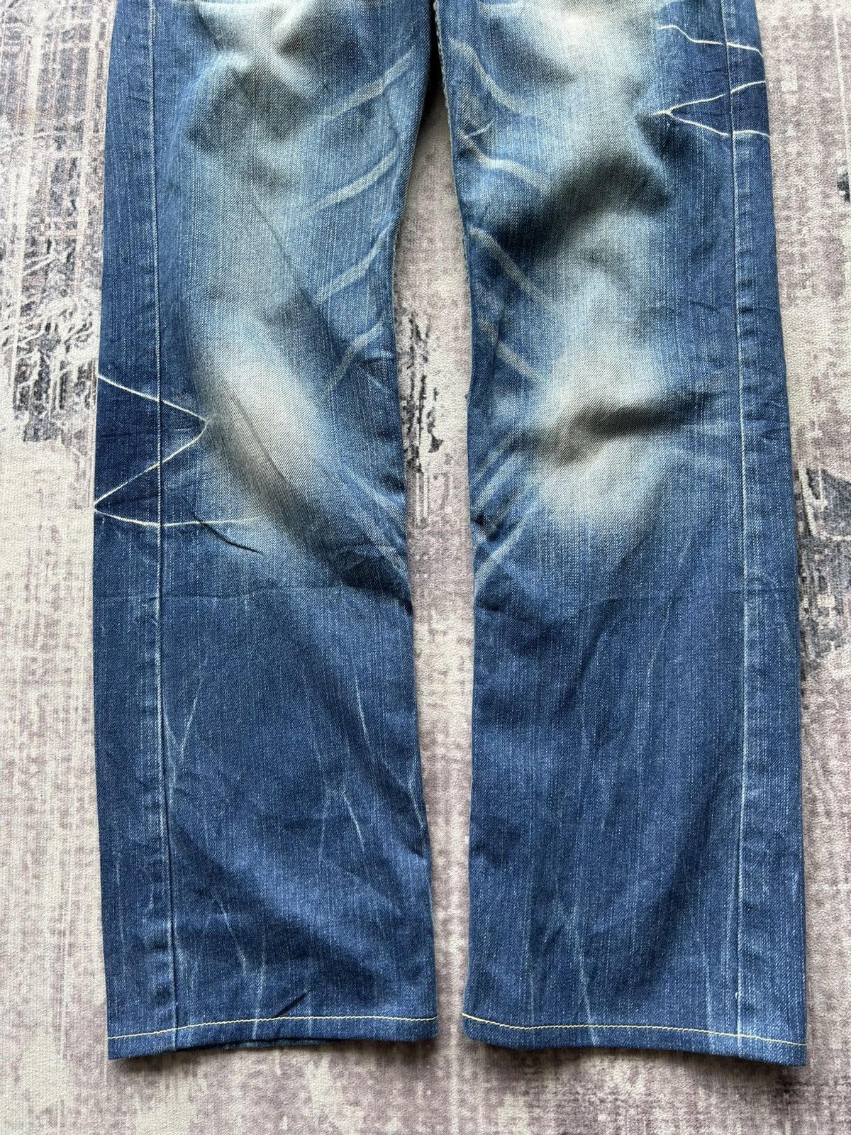 Ed Hardy Red Pepper Punk Embroidrey Jeans Size US 32 / EU 48 - 6 Thumbnail