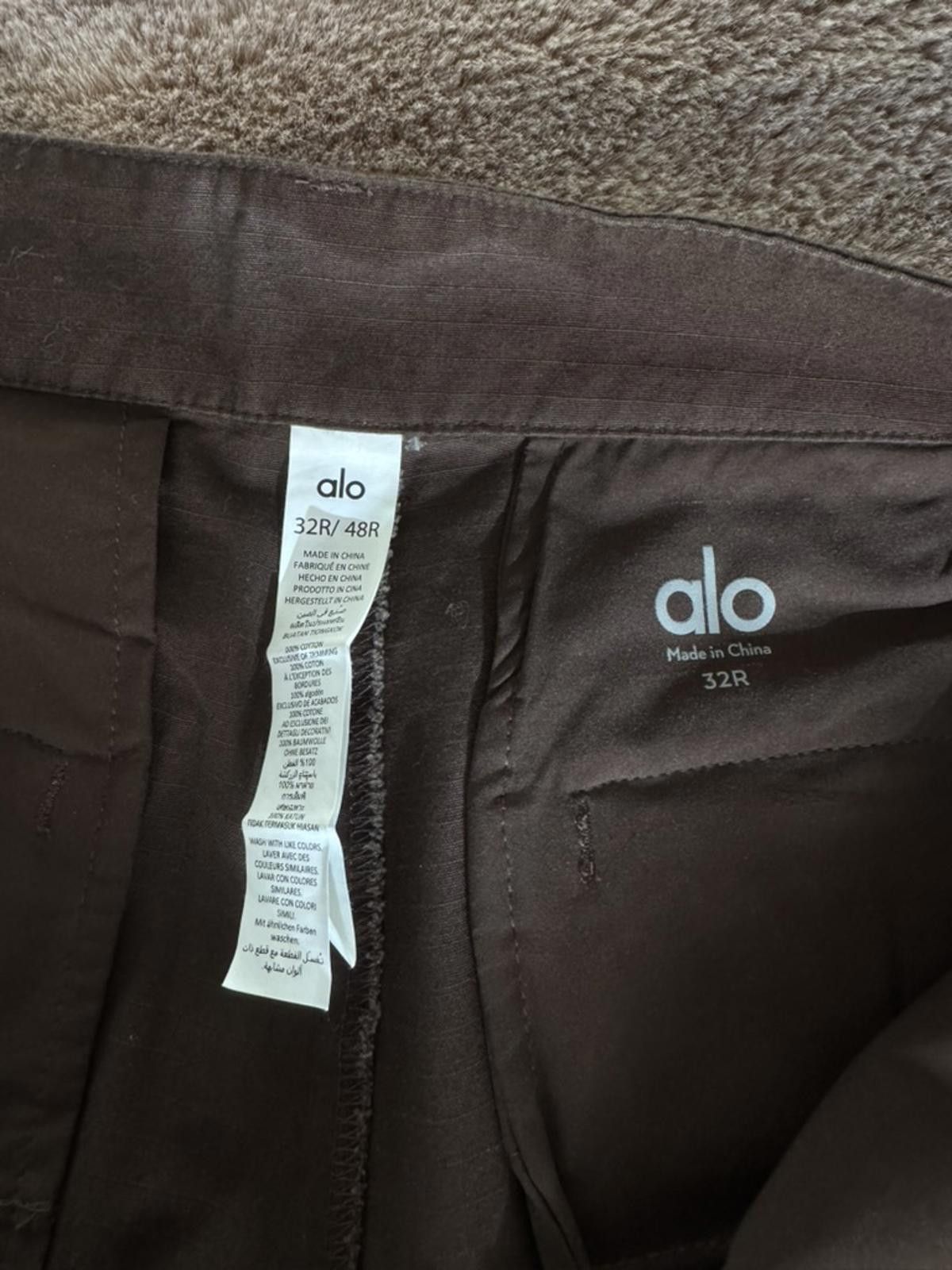 Alo Alo Black Cargo Pants with Pockets Size US 32 / EU 48 - 4 Thumbnail