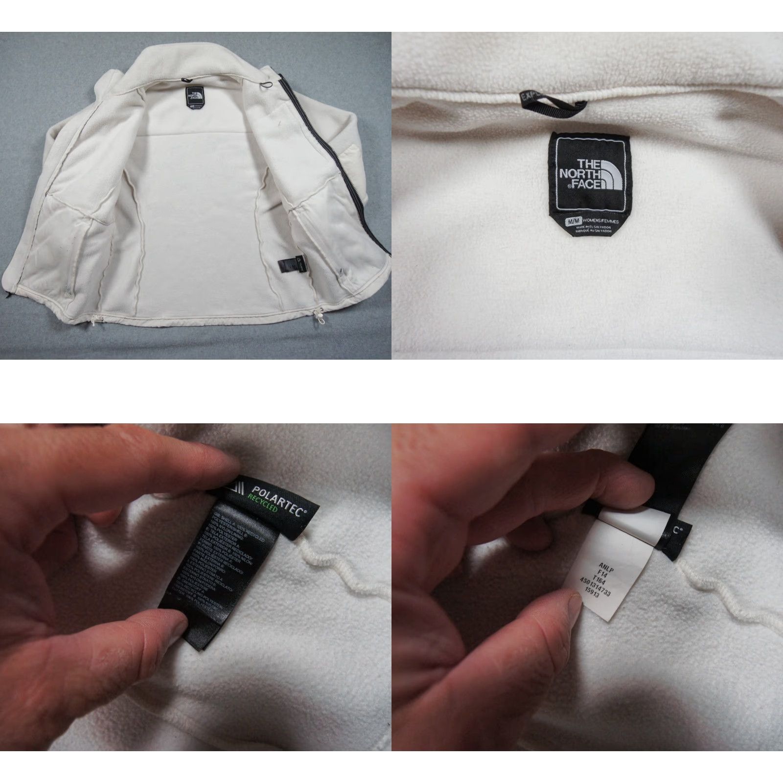 The North Face The North Face Denali Jacket Women Medium White Fleece Outdoor Casual Womens Size M / US 6-8 / IT 42-44 - 8 Thumbnail