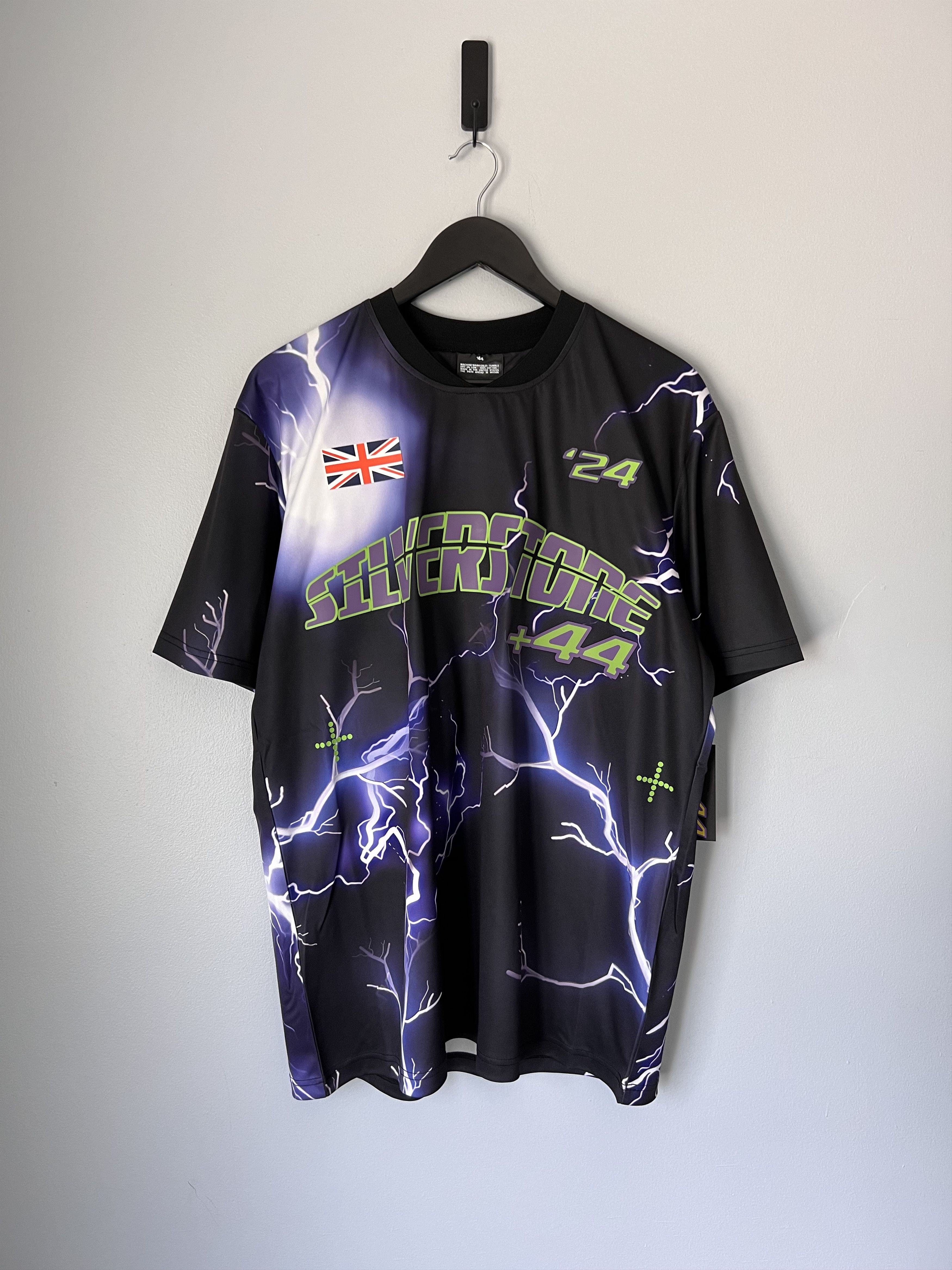 +44 Plus 44 Lewis Hamilton Silverstone Lightning Jersey Size US L / EU 52-54 / 3 - 1 Thumbnail