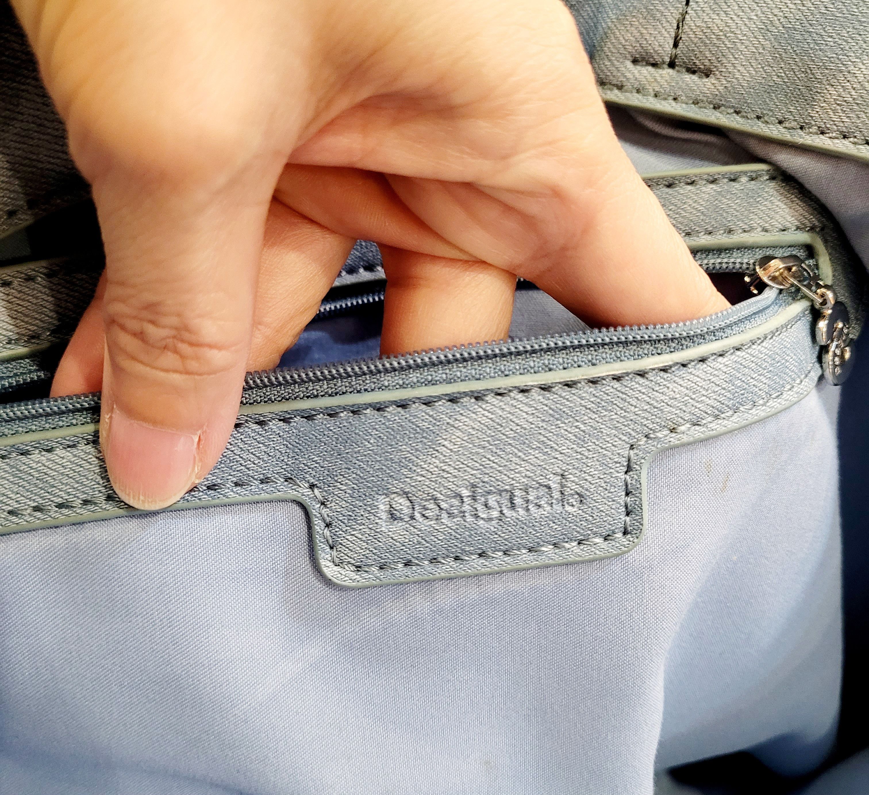 Desigual Desigual Mandala Denim Patch PVC Sling Crossbody Tote Size ONE SIZE - 19 Thumbnail
