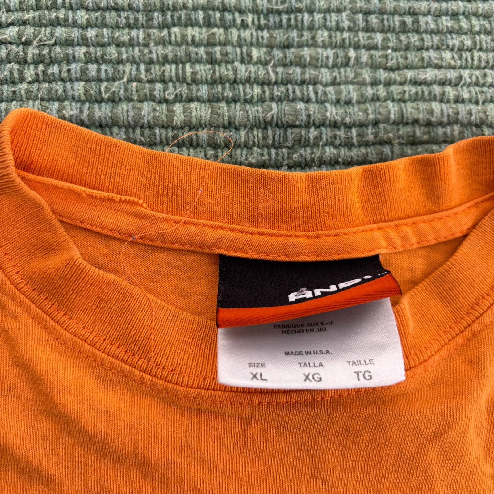 Vintage Vintage orange long sleeve And 1 basketball shirt size L Size US L / EU 52-54 / 3 - 3 Thumbnail