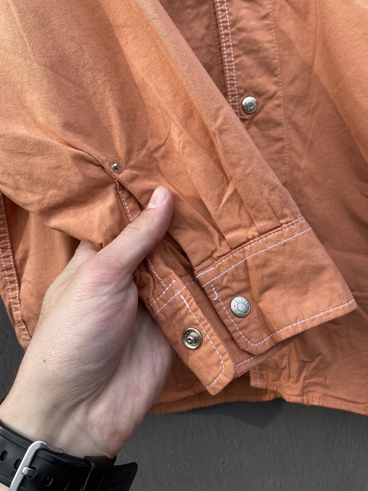 Edwin EDWIN Something Vintage chest pocket shirt size 1 made japan Size US S / EU 44-46 / 1 - 6 Thumbnail