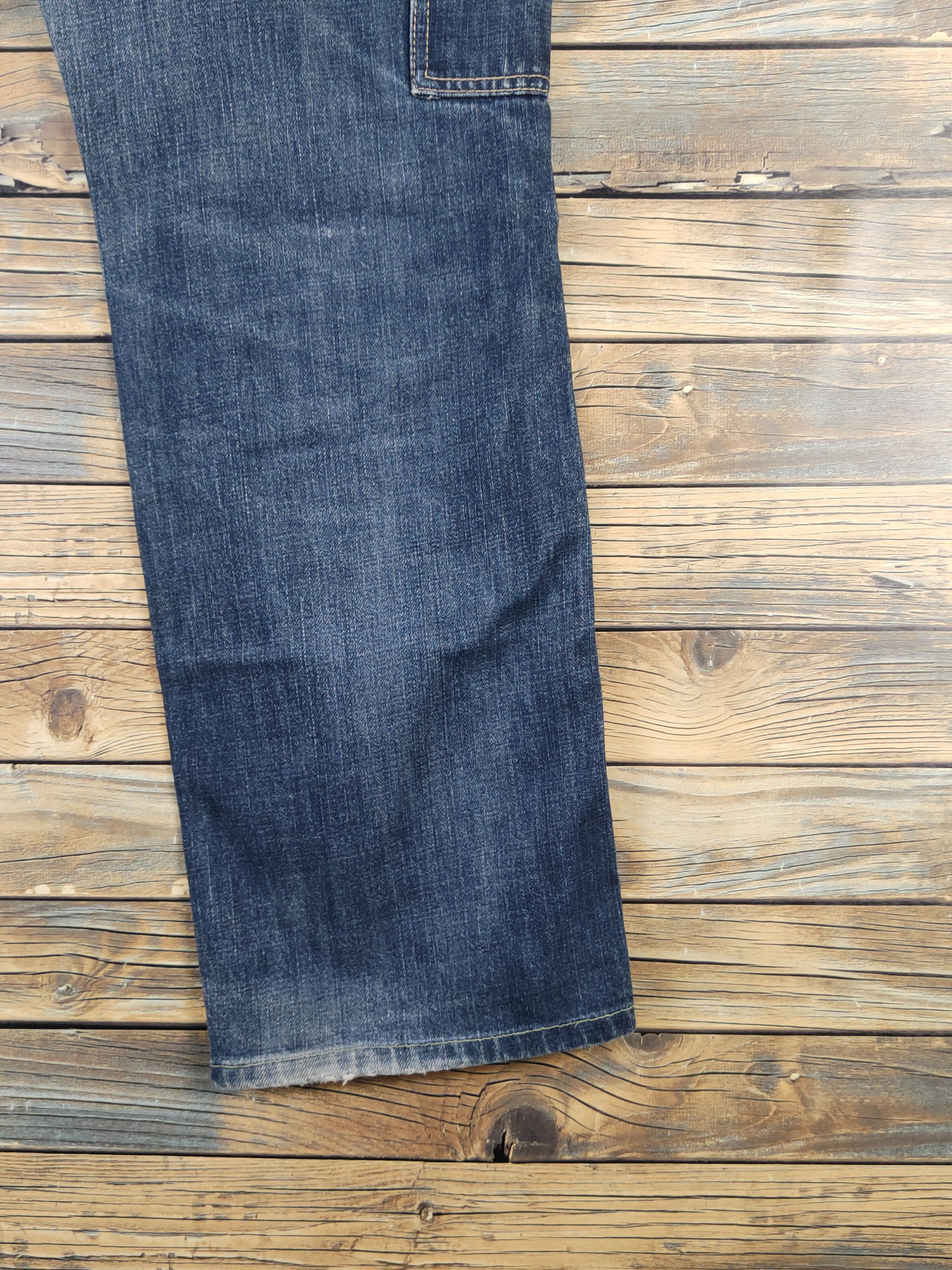 Oshkosh Oshkosh Dark Blue Distressed Ripped denim Jeans #W1378 Size US 38 / EU 54 - 13 Thumbnail