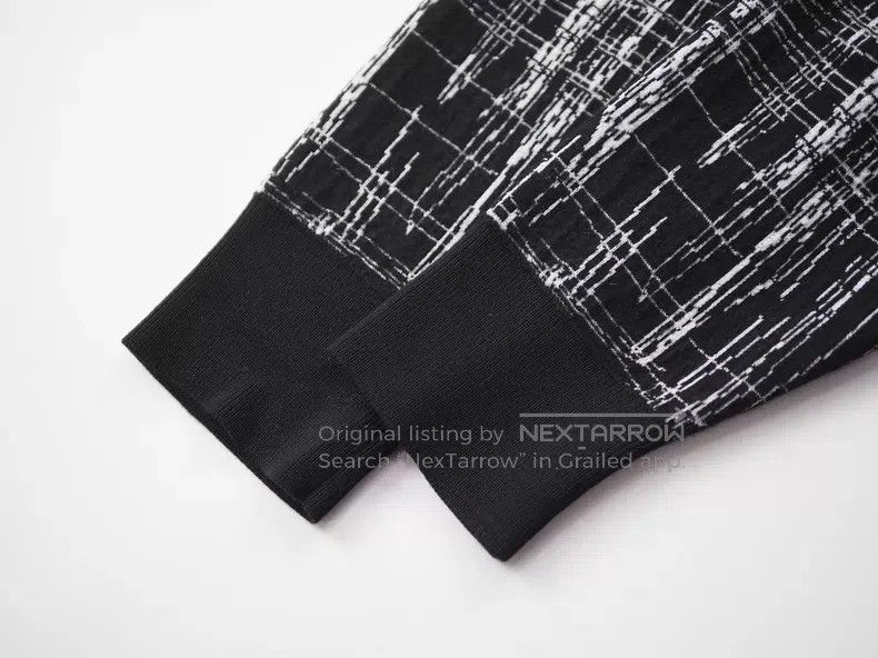 Dior Dior Black and White Striped Jacquard Knit Long Sleeve Size US M / EU 48-50 / 2 - 3 Thumbnail