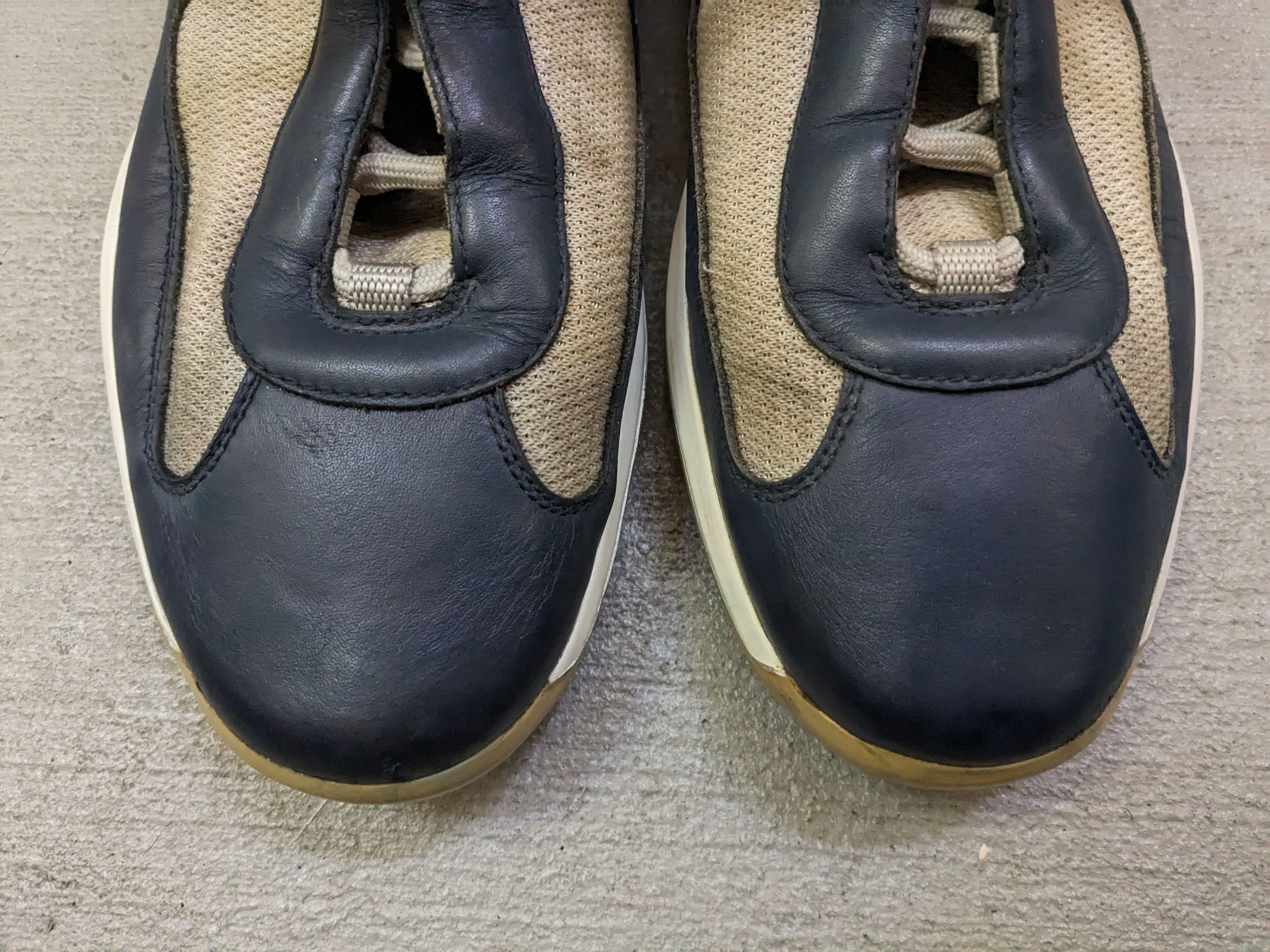 Prada Prada America's Cup Sneakers Navy Blue High 9.5 Leather Size US 9.5 / EU 42-43 - 6 Thumbnail