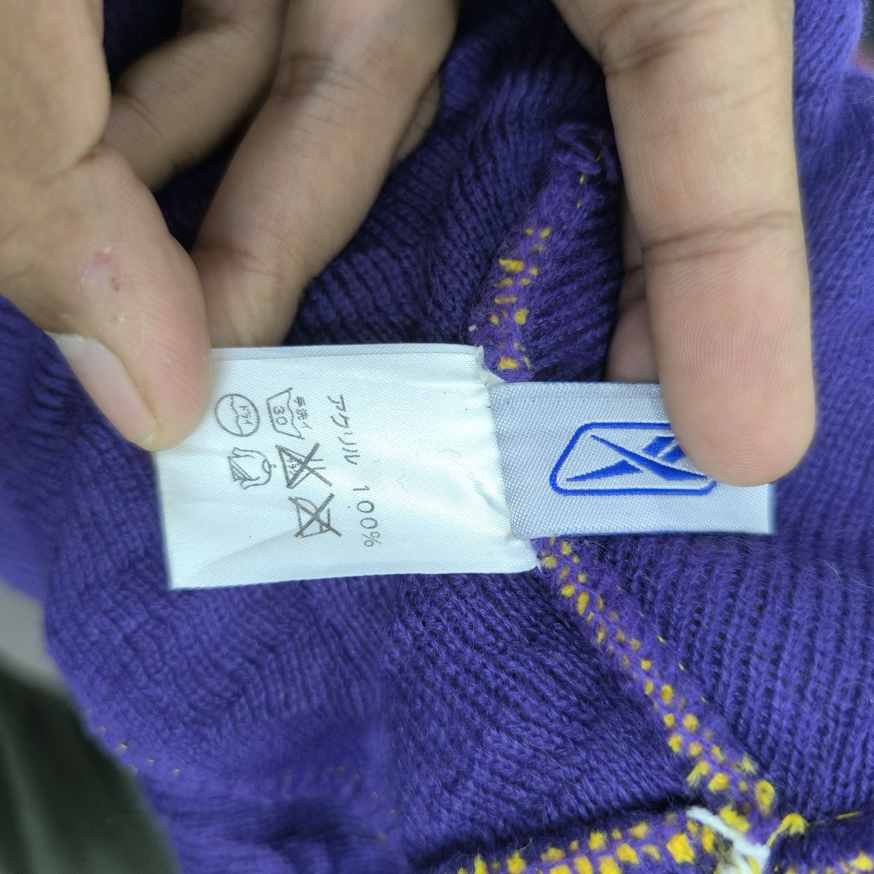 NBA 🌟NBA los angeles lakers by reebok beanie hat Size ONE SIZE - 6 Thumbnail