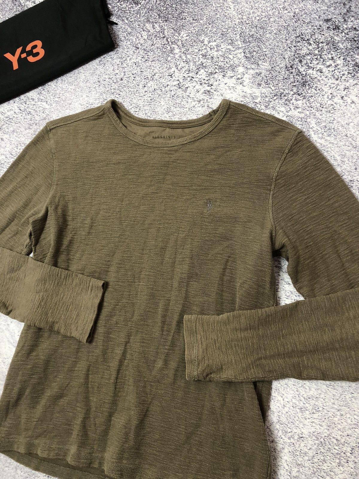 Allsaints Men’s sweater Allsaints size Xs rare casual ykk drill y2k Size US XS / EU 42 / 0 - 2 Thumbnail