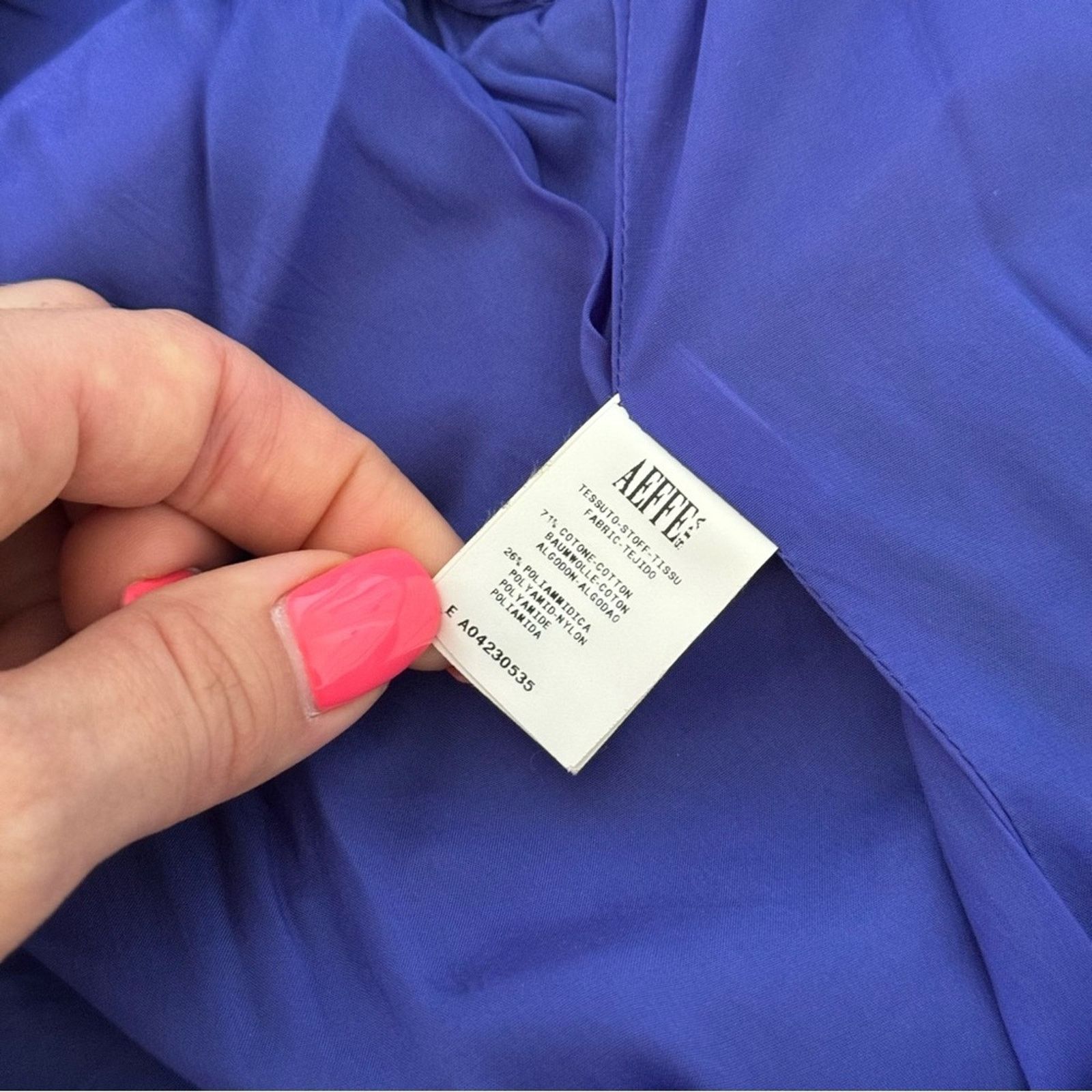 Moschino Moschino Dress, Size 6, Purple, Authentic Size M / US 6-8 / IT 42-44 - 10 Thumbnail