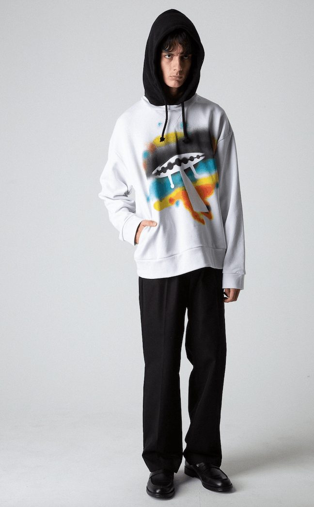 Marni UFO Graphic Hooded Sweatshirt