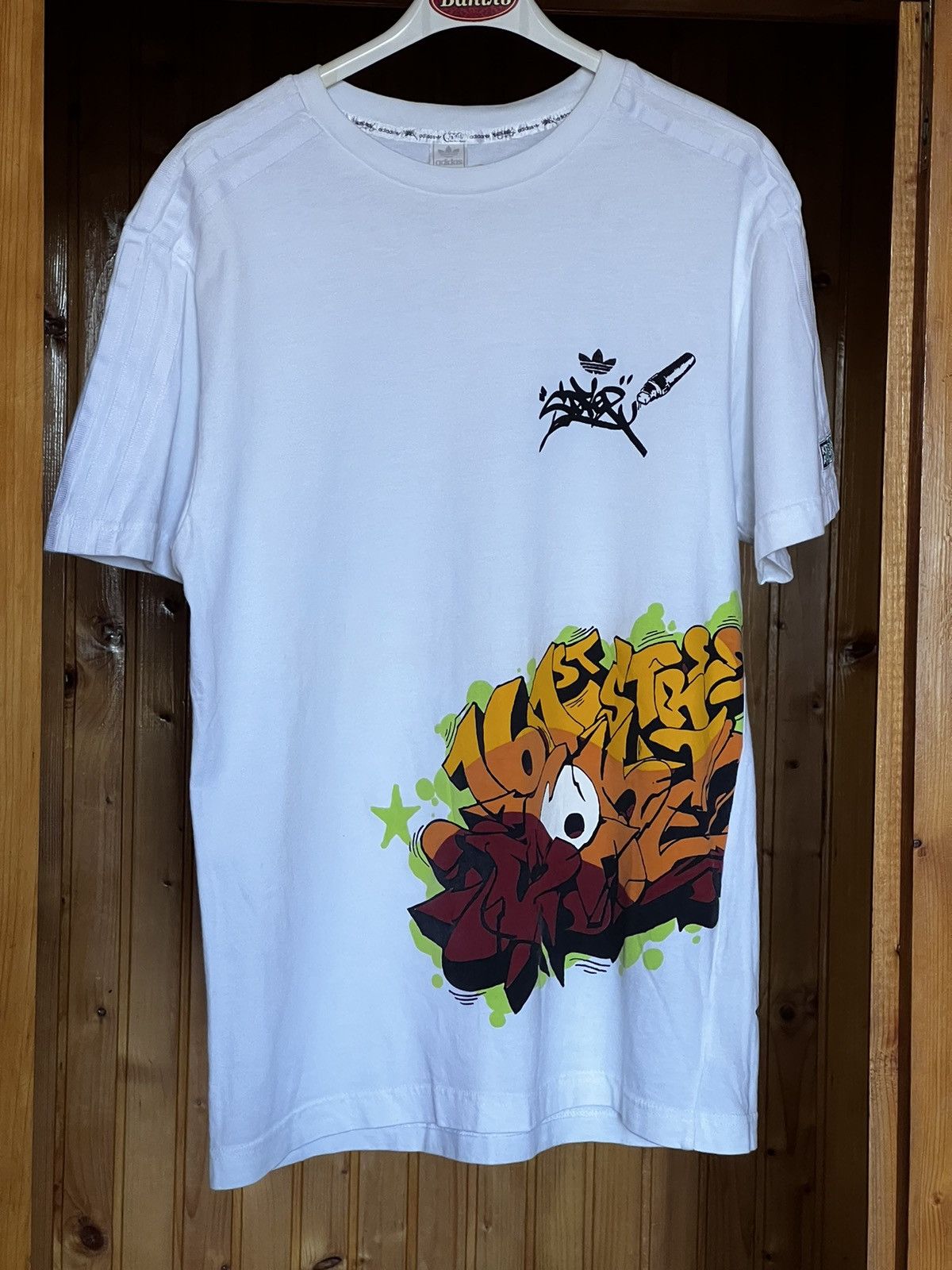 Adidas Cope Graffiti Rare t-shirt mens vintage