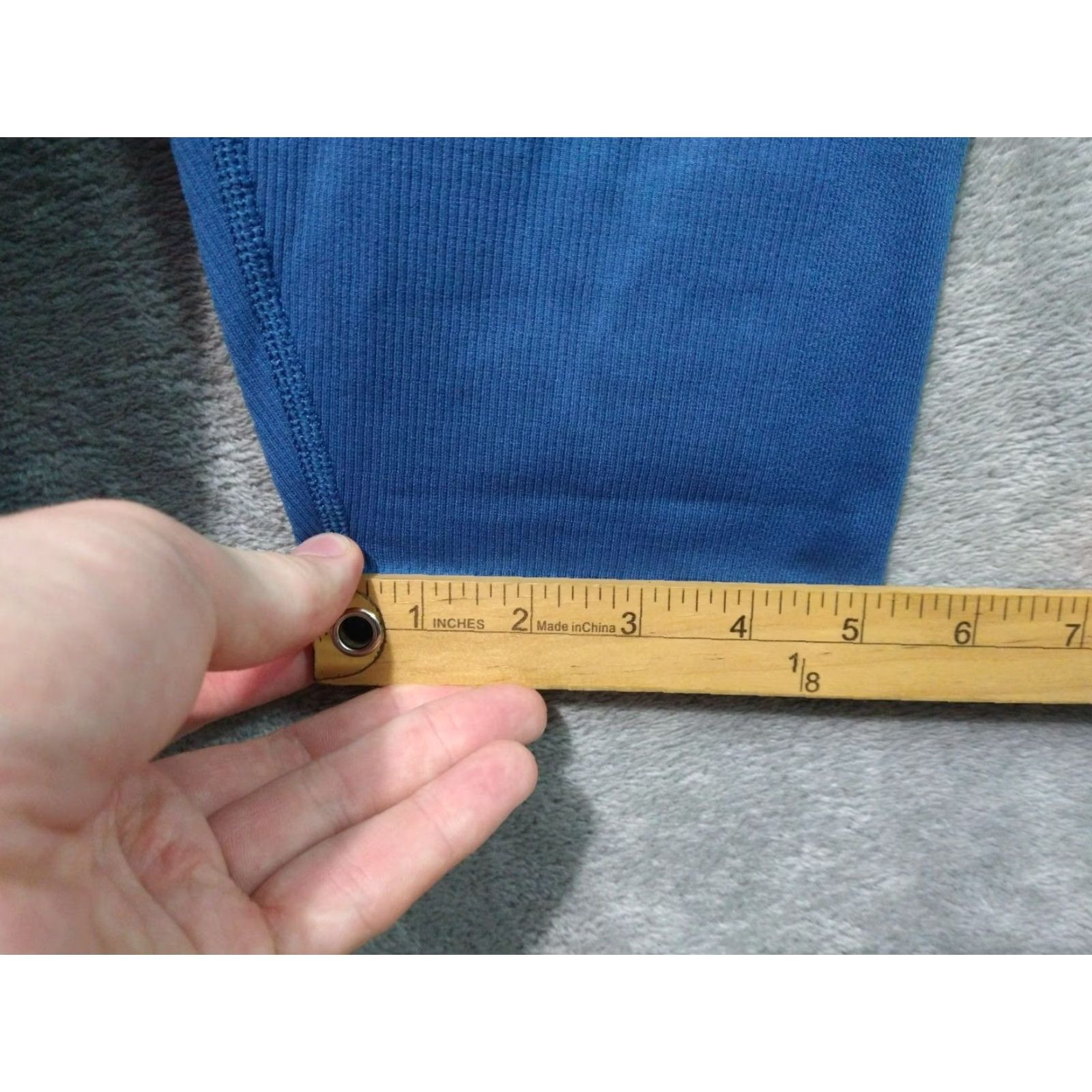 Athleta Athleta Leggings Womens 2X Blue Aurora Seamless Pull On Stretch High Rise Size 40" / US 18 - 6 Thumbnail