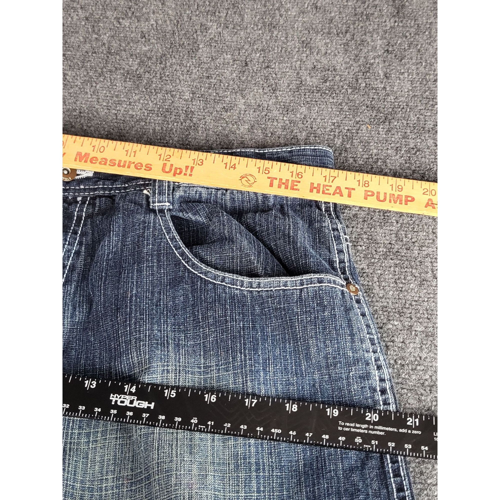 Southpole Vintage Southpole Y2K Baggy Jeans Men Sz 34 Blue Skater Casu Size US 34 / EU 50 - 5 Thumbnail
