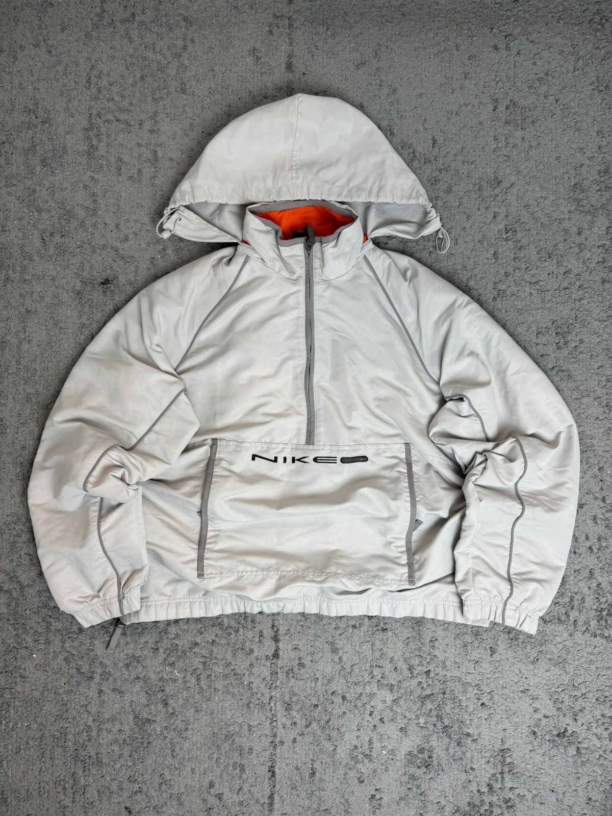 NIKE VINTAGE CENTER LOGO OVERSIZE GORPCORE 1/3 LIGHT JACKET