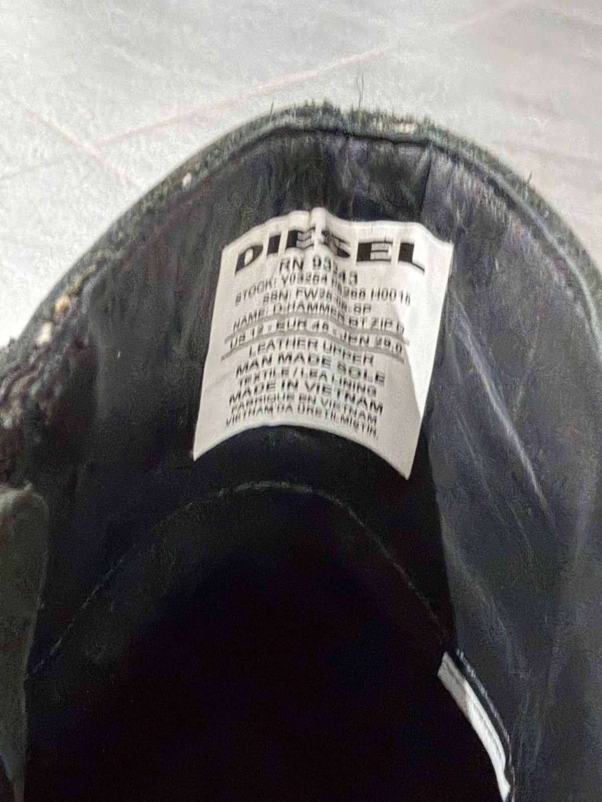 Diesel Diesel Black D Hammer Bt Zip D Boots Size US 11 / EU 44 - 6 Thumbnail