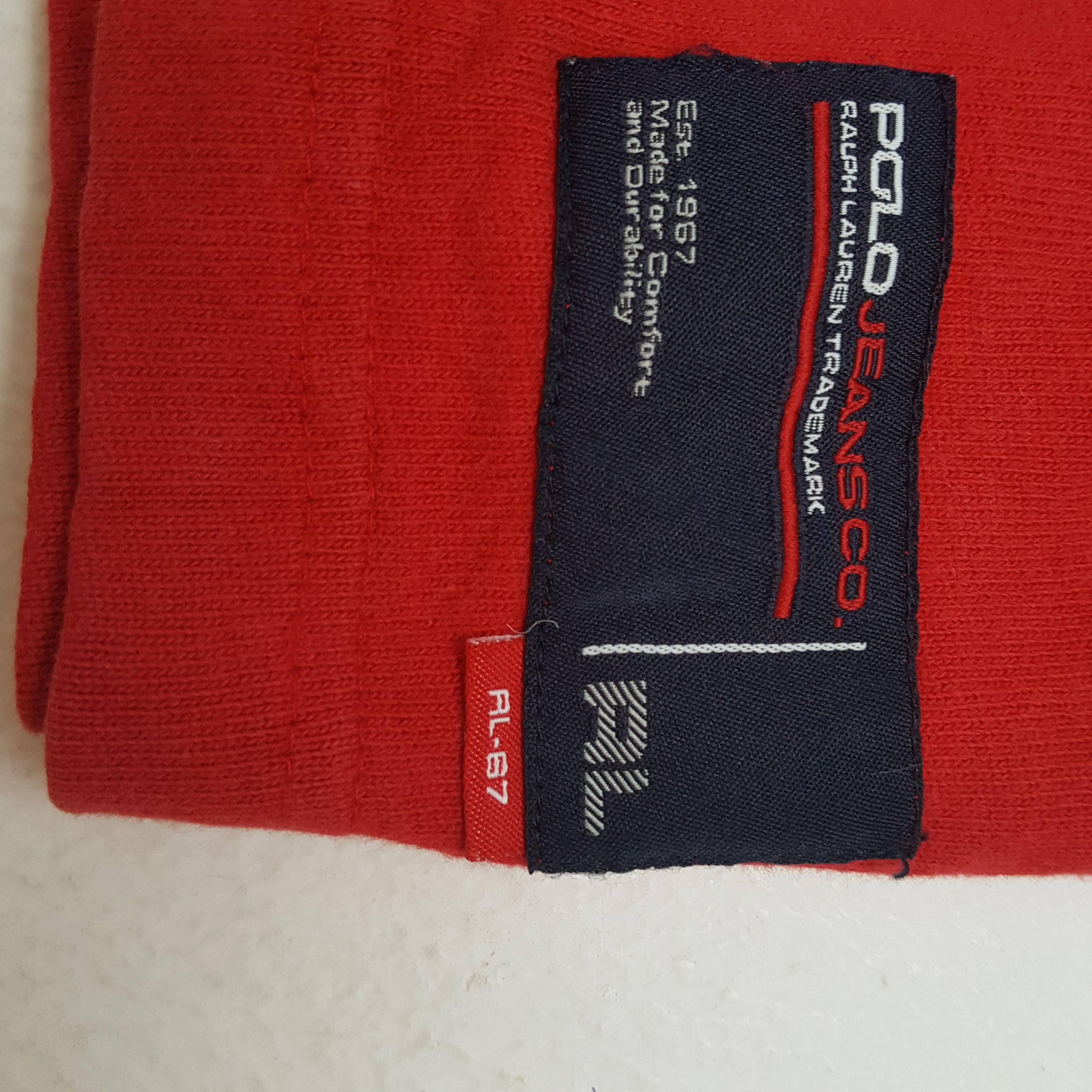 Polo Ralph Lauren × Vintage POLO JEANS RALPH LAUREN Nice Design Sweathirt Size US M / EU 48-50 / 2 - 7 Thumbnail