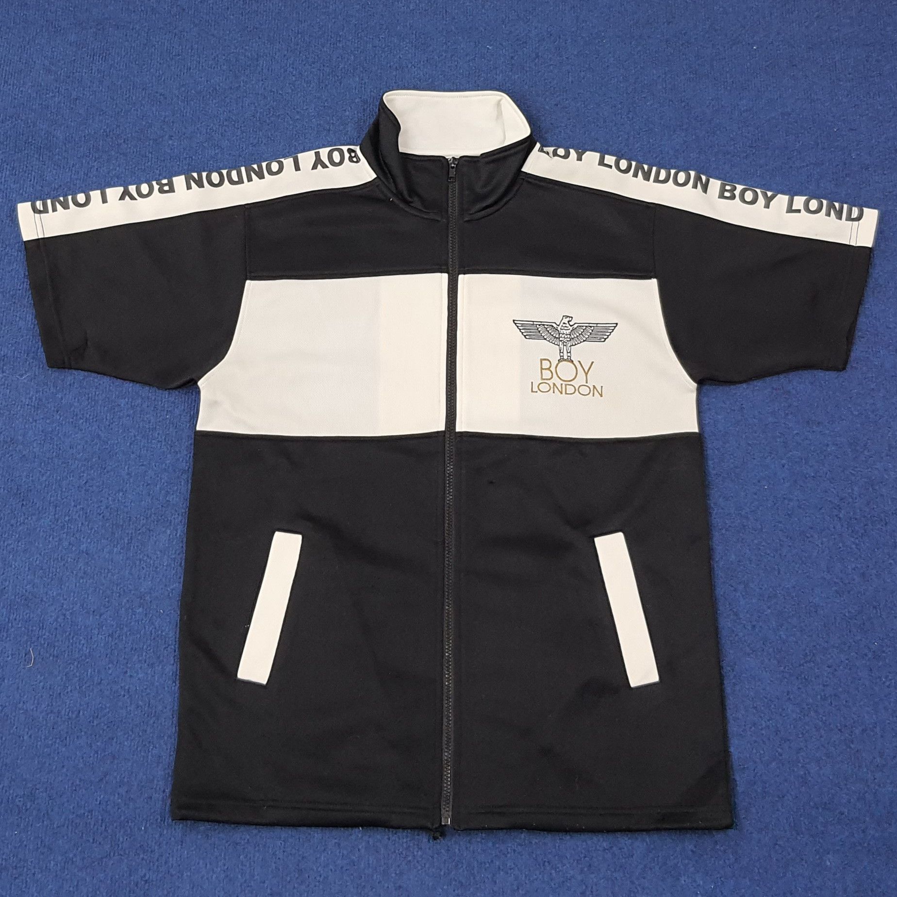 Boy London Vintage Boy London Half Zipper Tshirt C239N77 Size US M / EU 48-50 / 2 - 1 Thumbnail